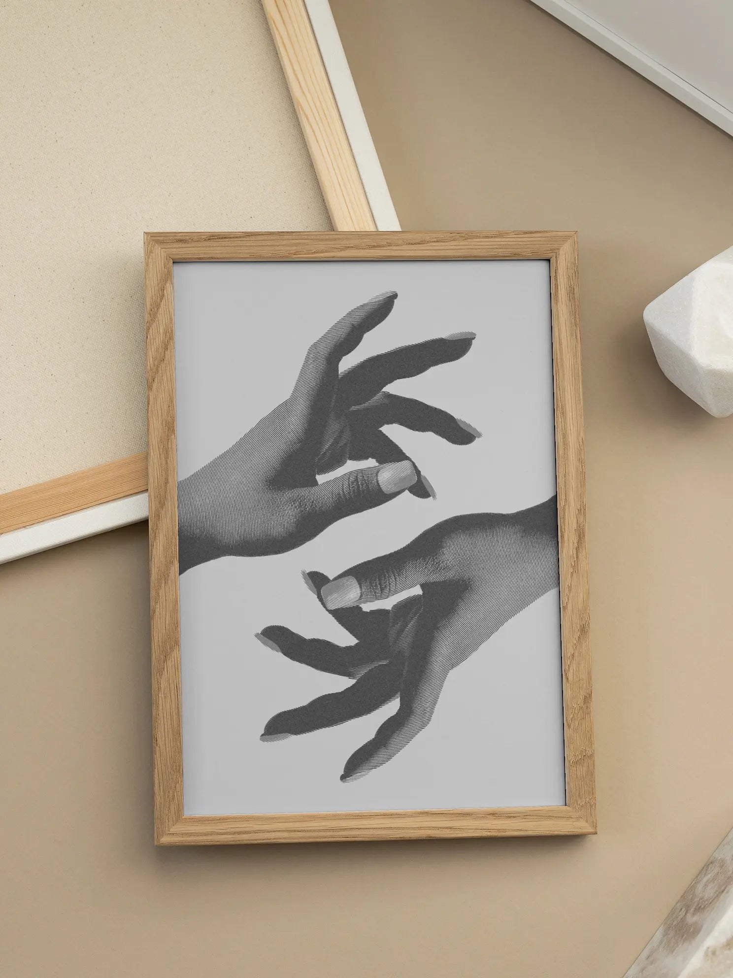Vintage Hands Poster