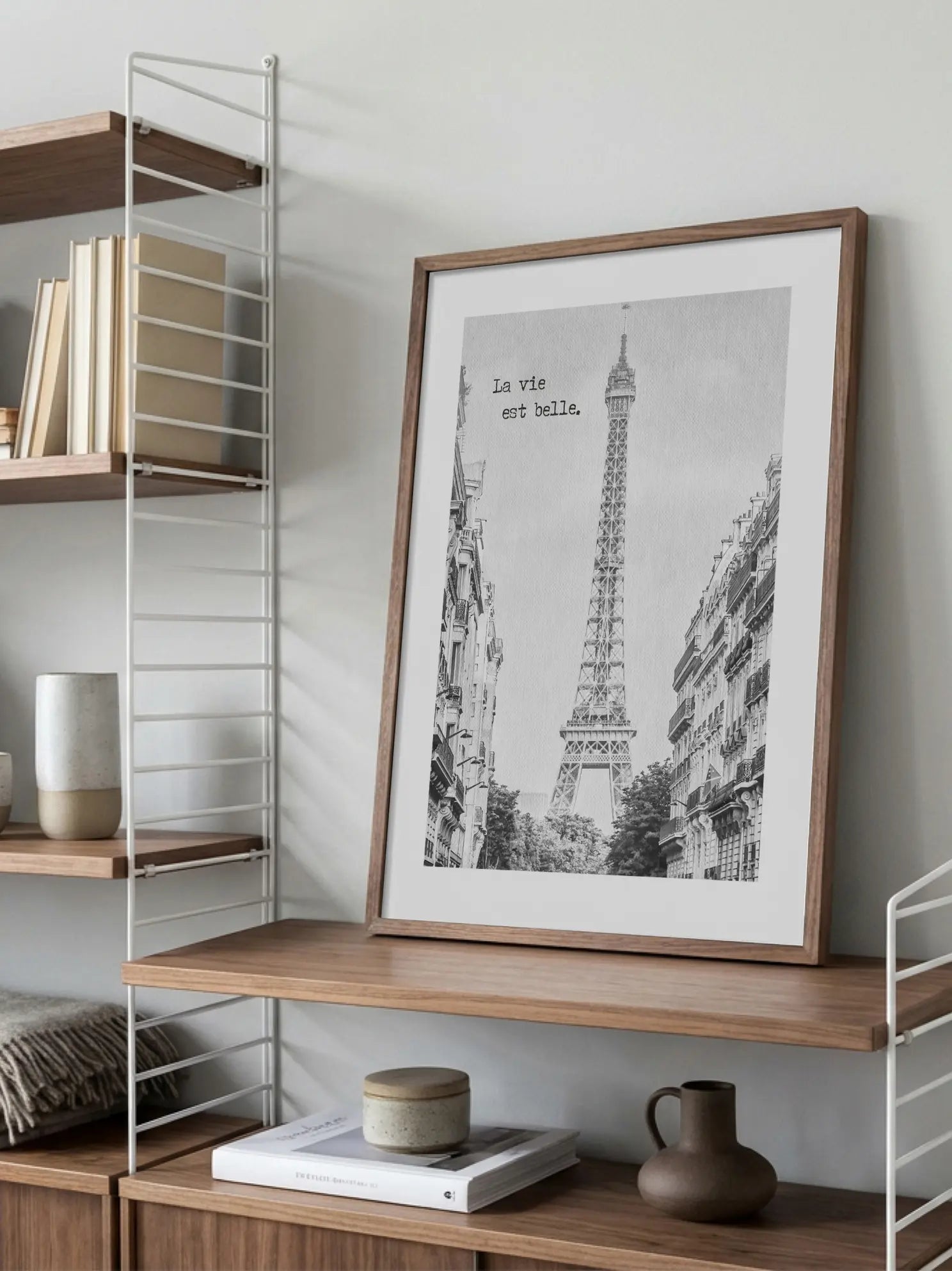 Vintage La Vie Est Belle Poster
