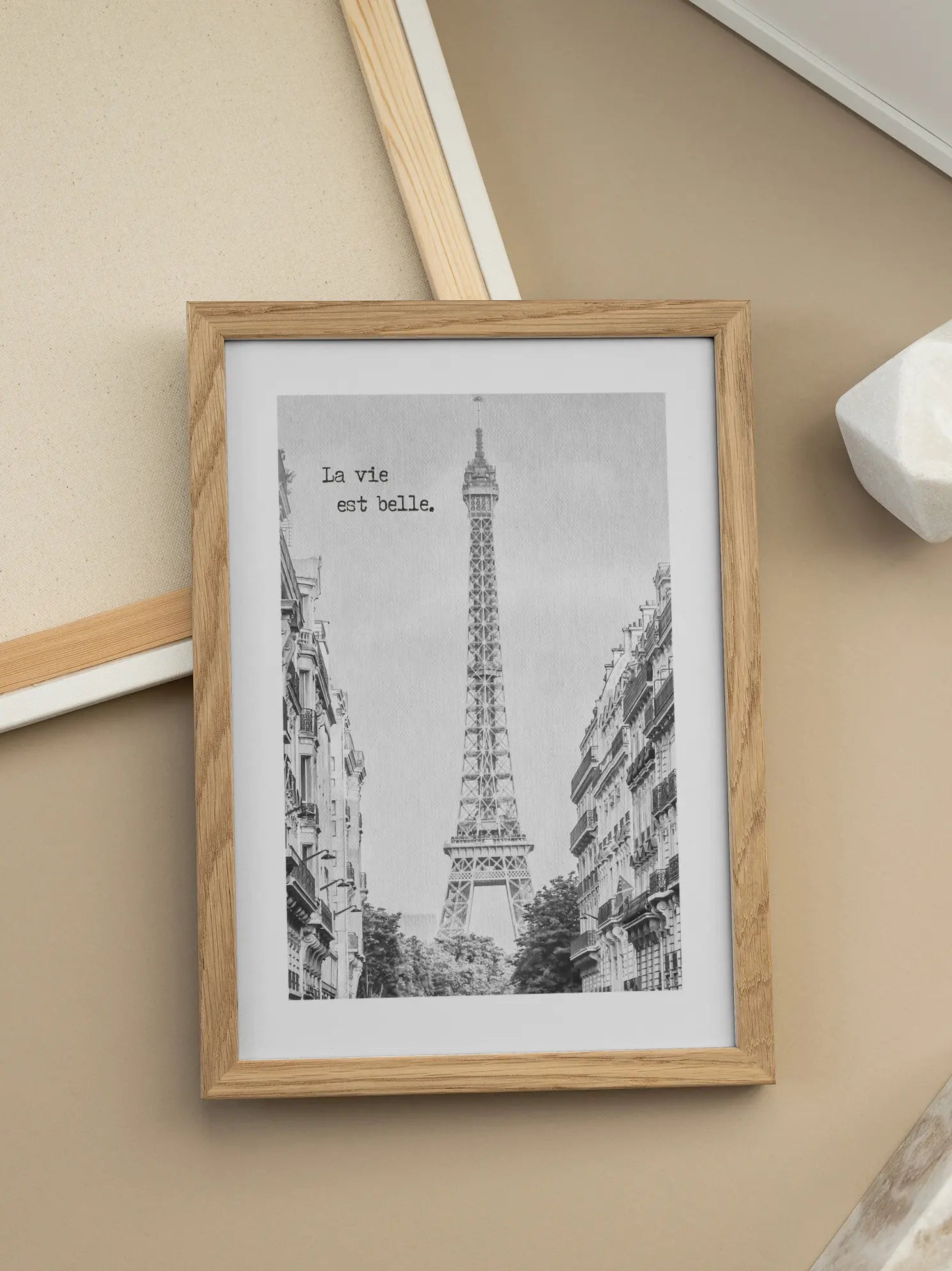 Vintage La Vie Est Belle Poster