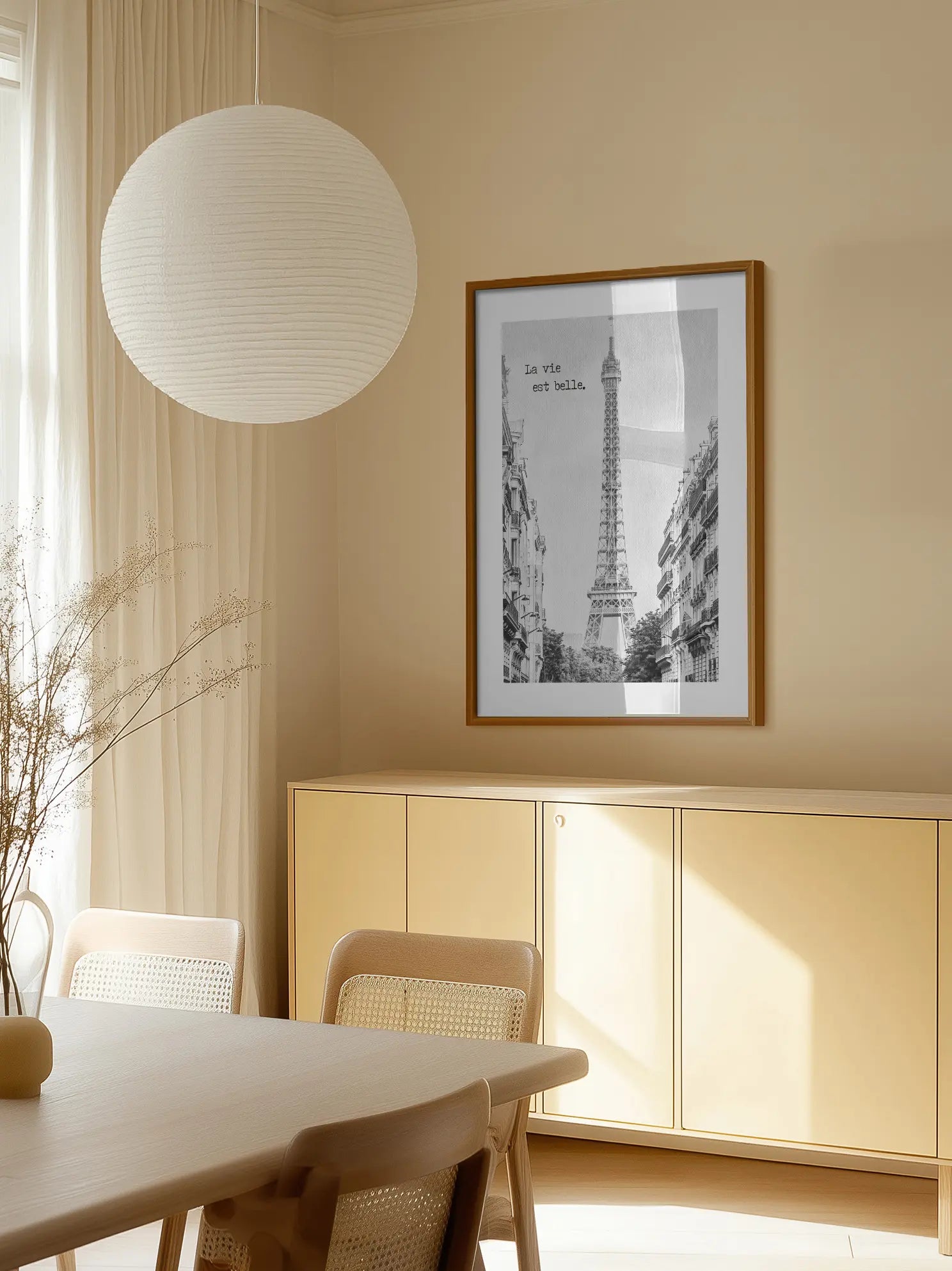 Vintage La Vie Est Belle Poster
