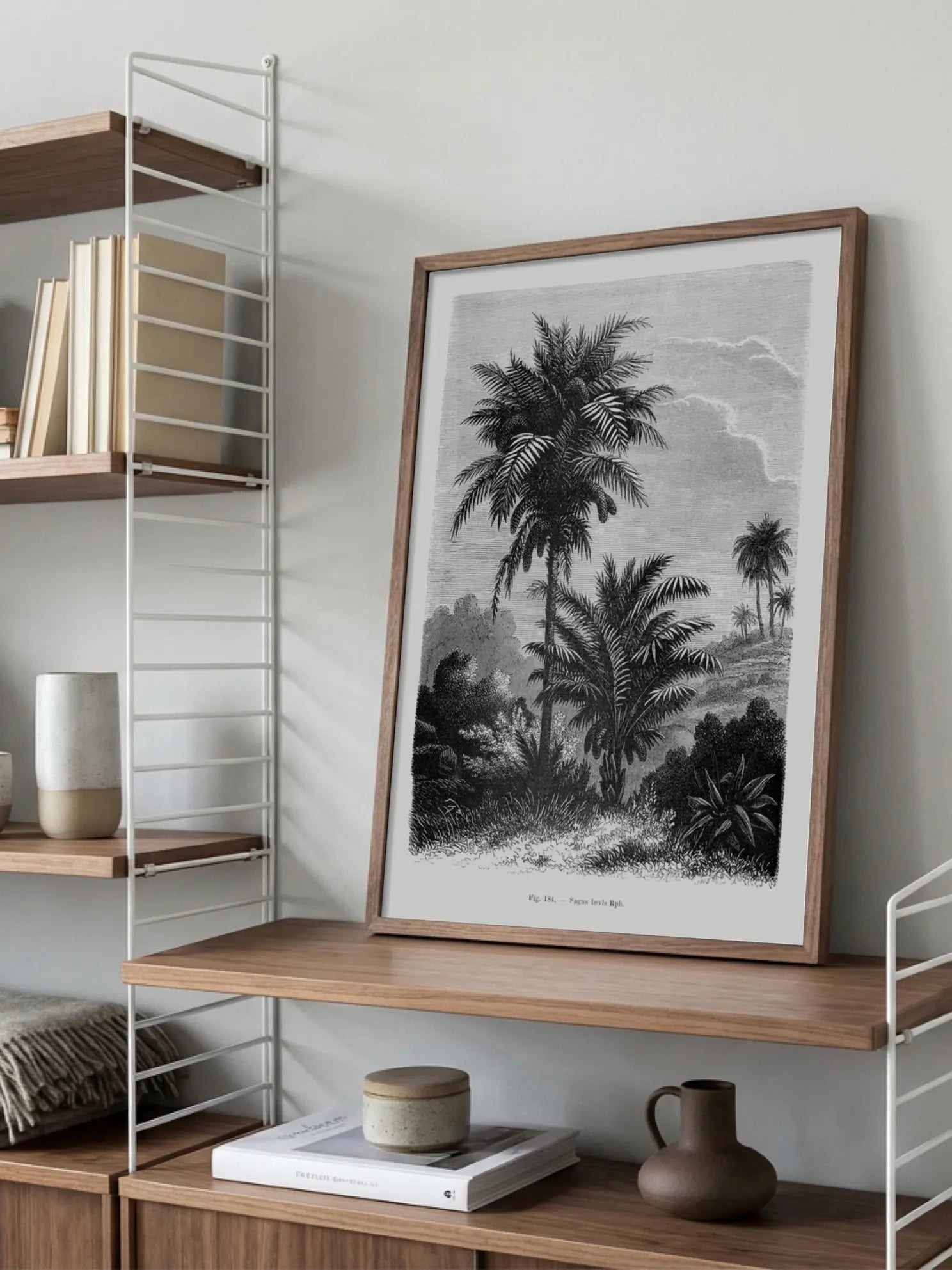 Vintage Palm Illustration Poster