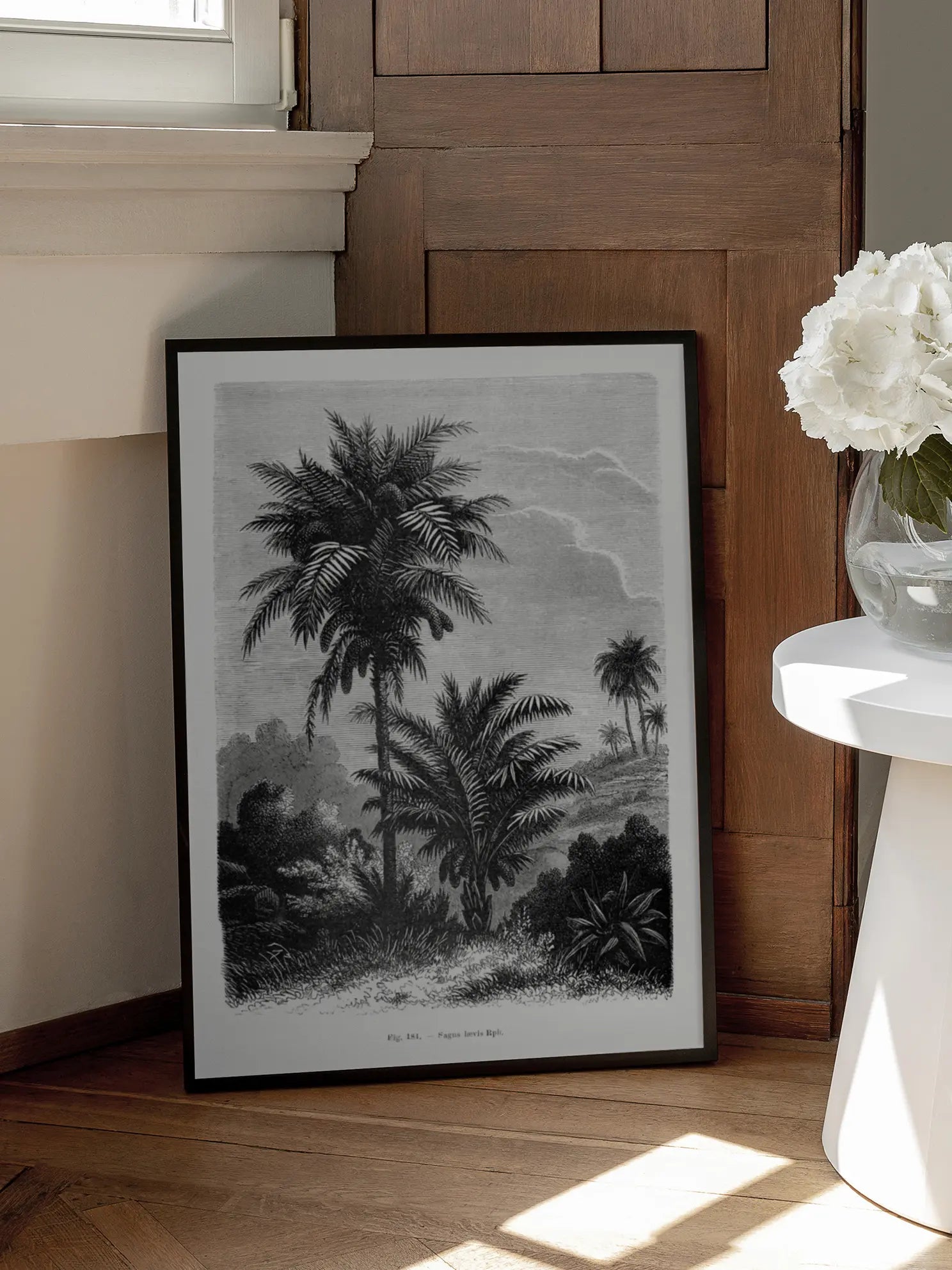 Vintage Palm Illustration Poster