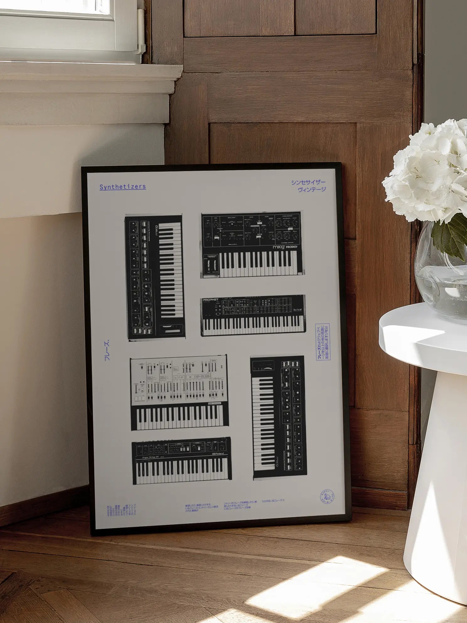 Vintage Synthesizers Poster