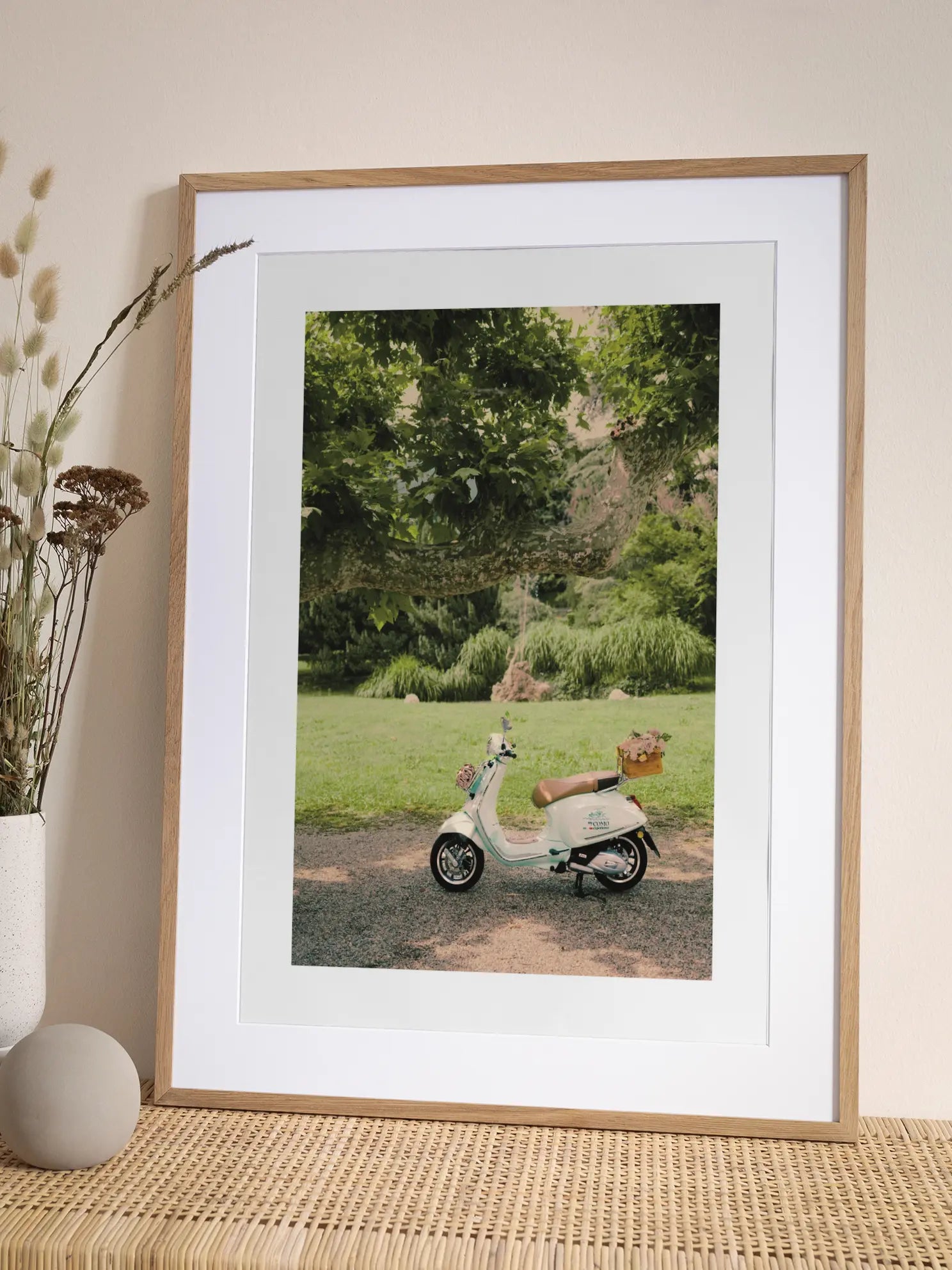 Vintage Vespa Escape Poster
