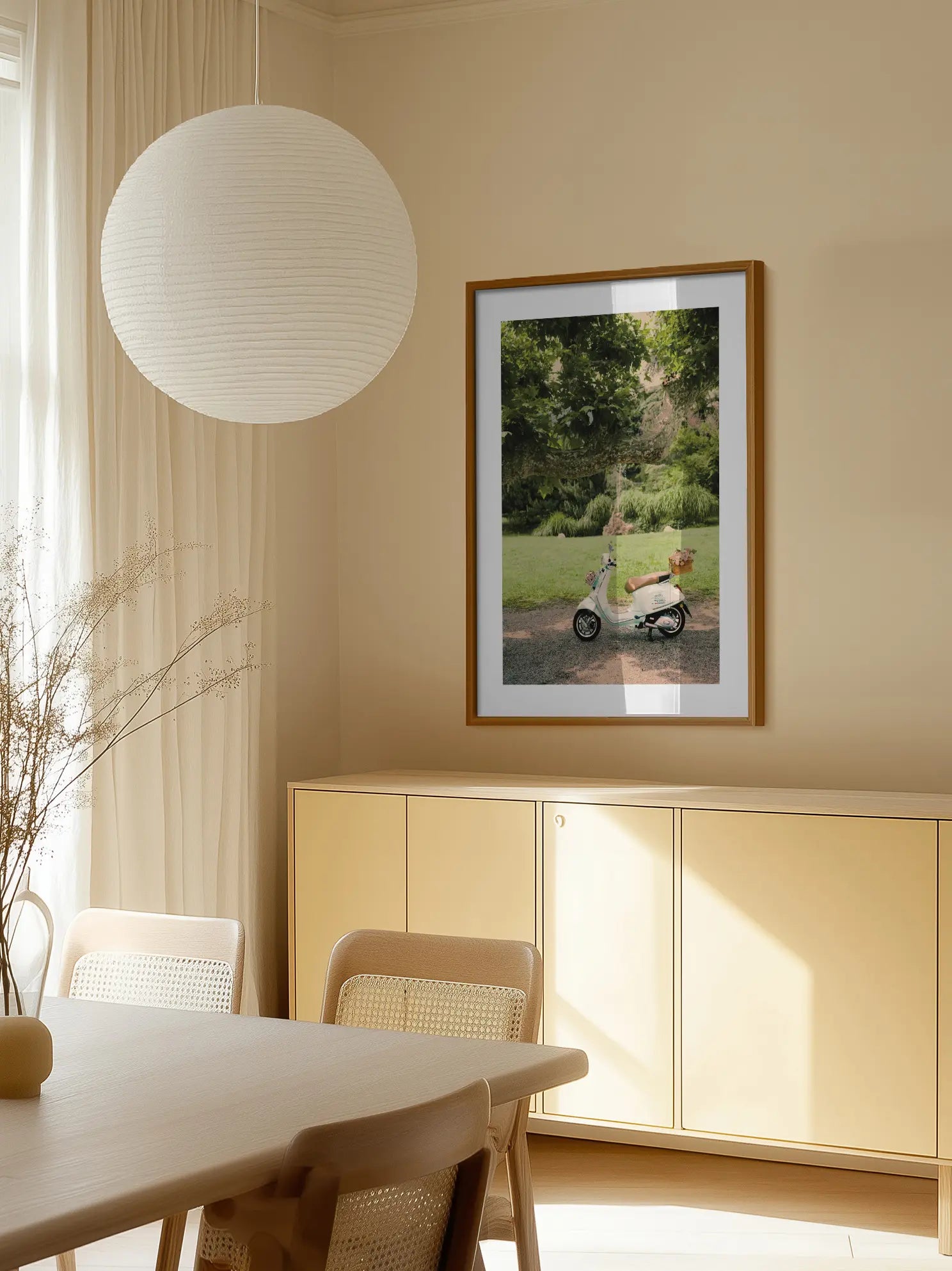 Vintage Vespa Escape Poster