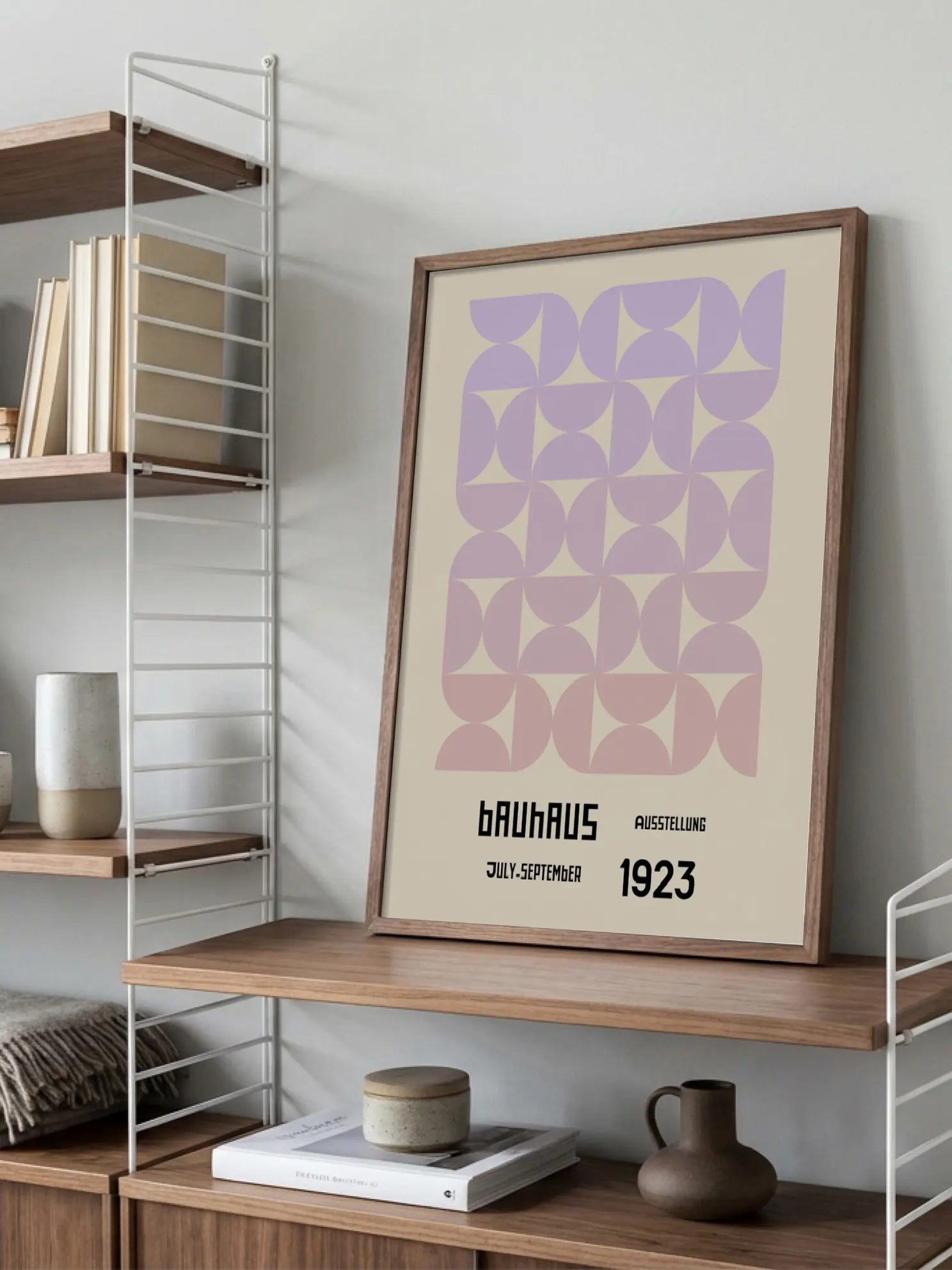 Vivid Geometry — Bauhaus 1923 Poster