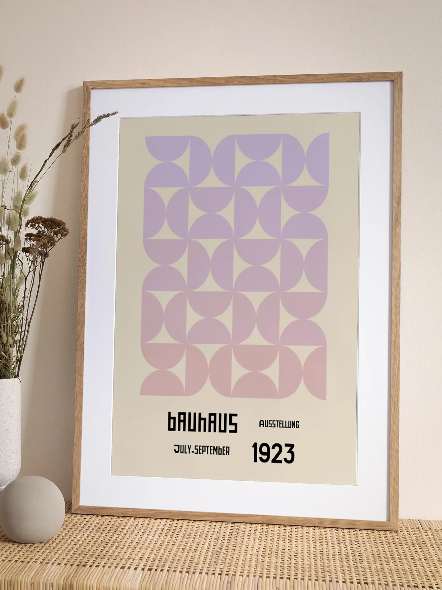 Vivid Geometry — Bauhaus 1923 Poster