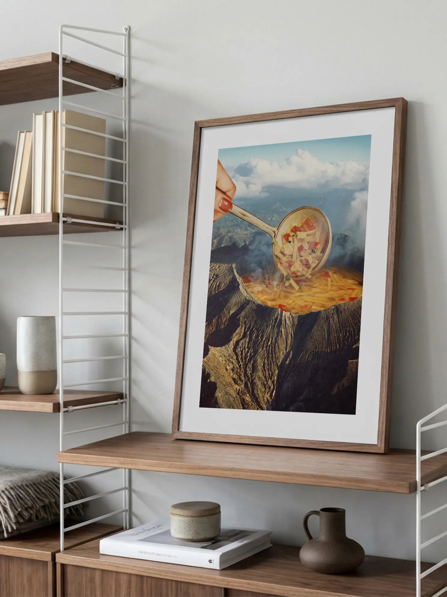Volcanic Noodle Soup Poster