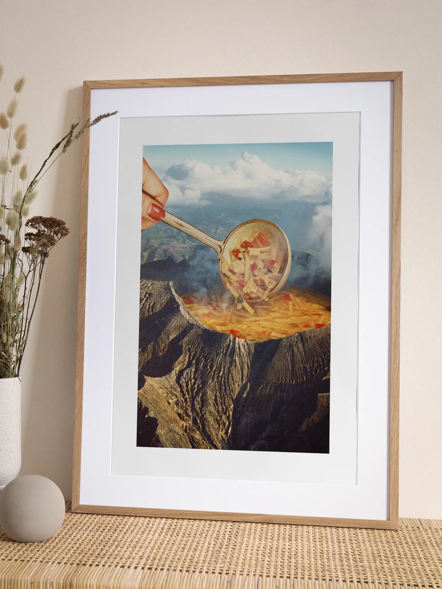 Volcanic Noodle Soup Poster