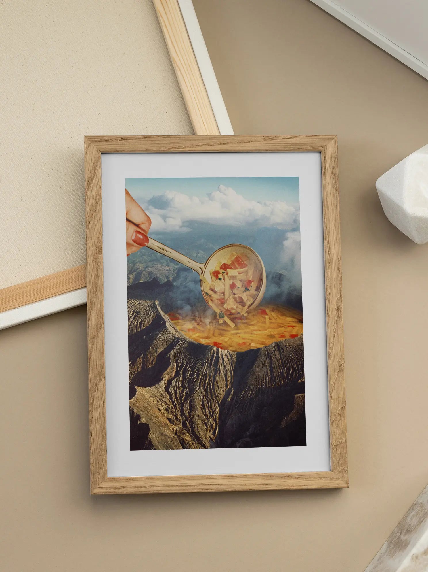 Volcanic Noodle Soup Poster