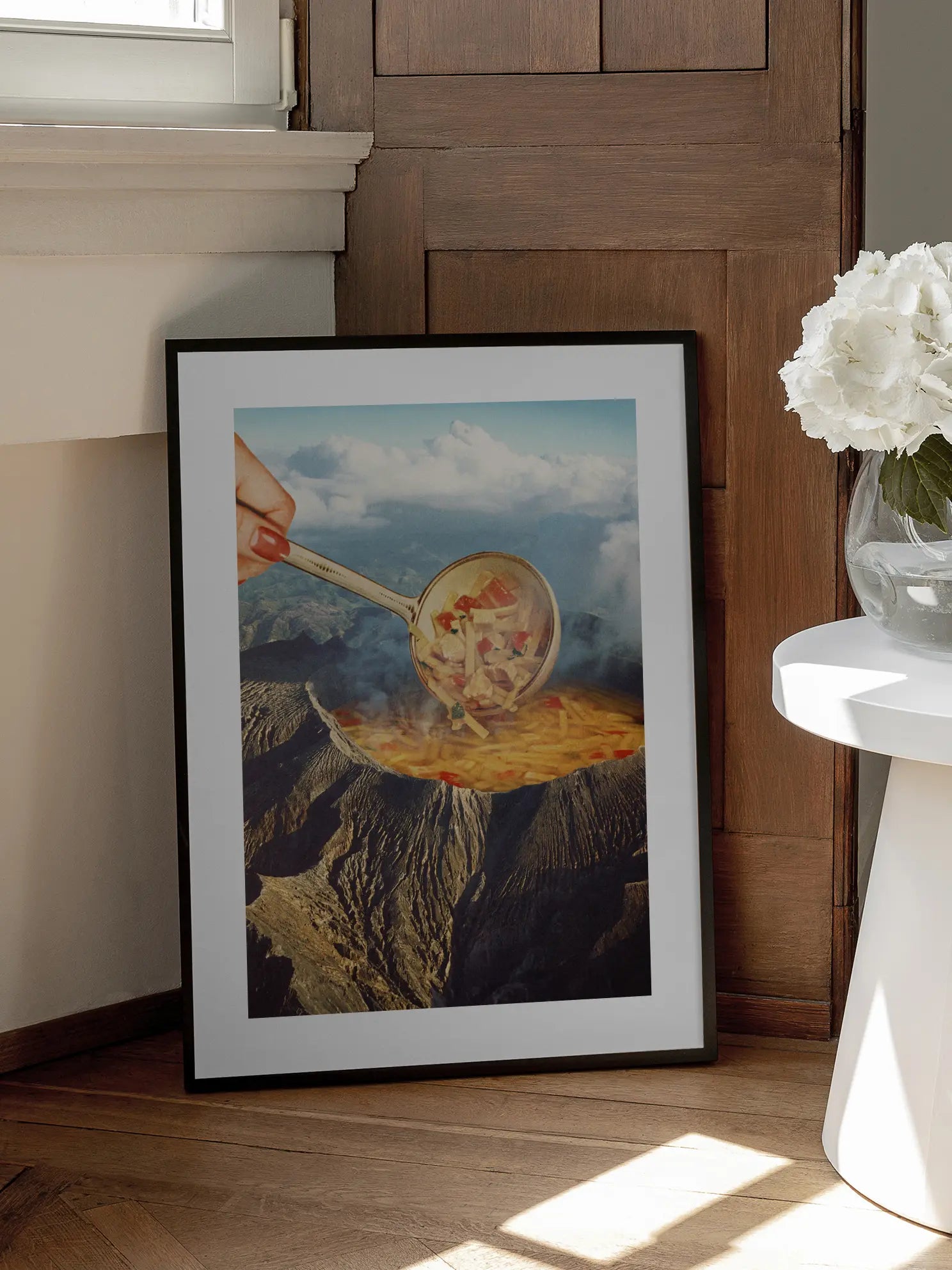 Volcanic Noodle Soup Poster