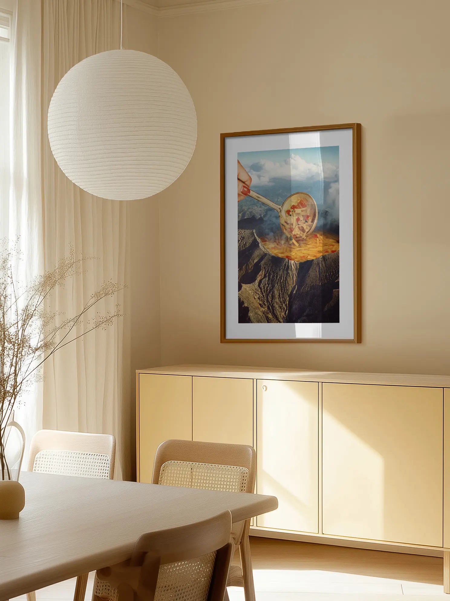 Volcanic Noodle Soup Poster