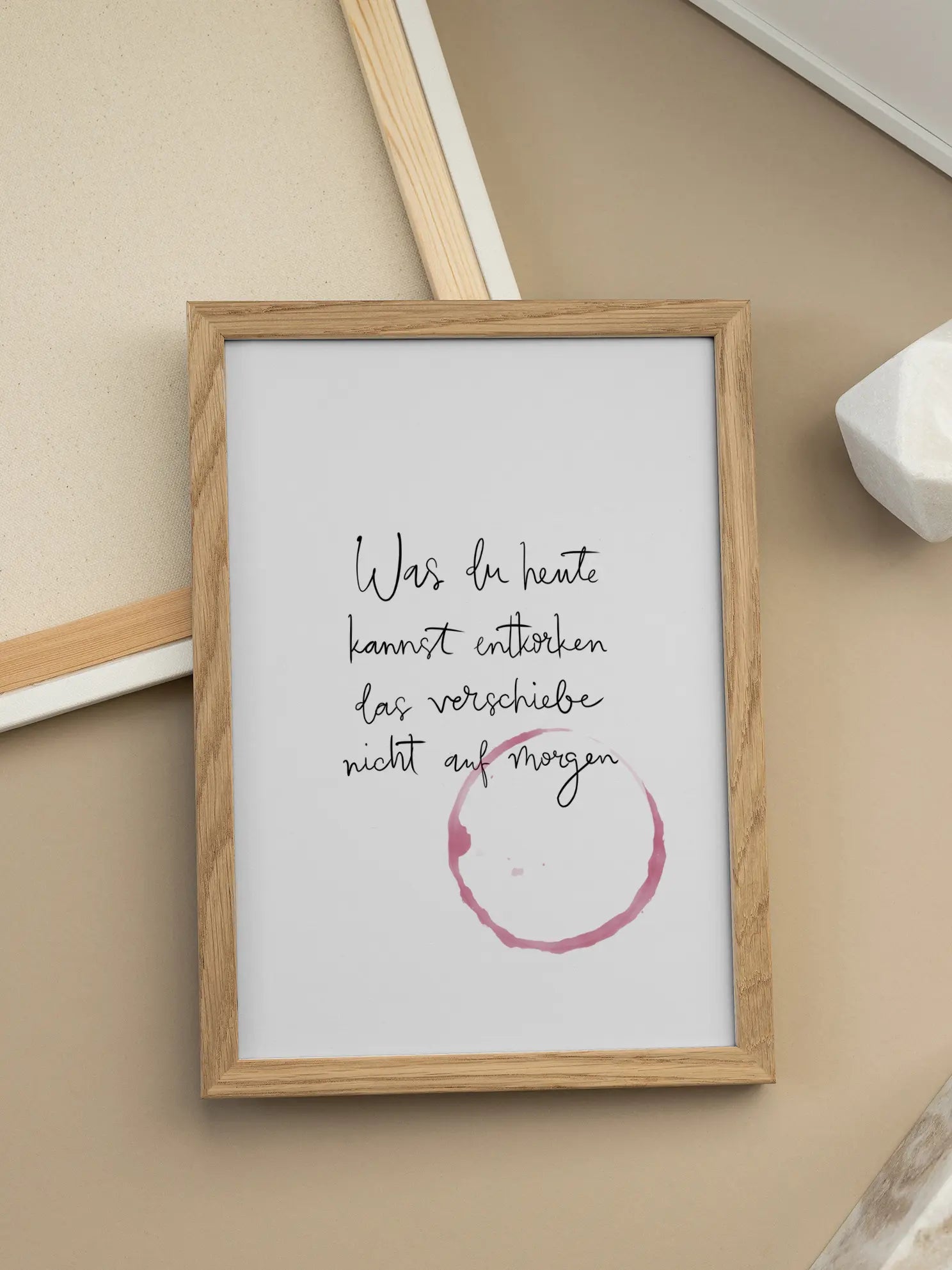 Was Du Huete Kannst Poster