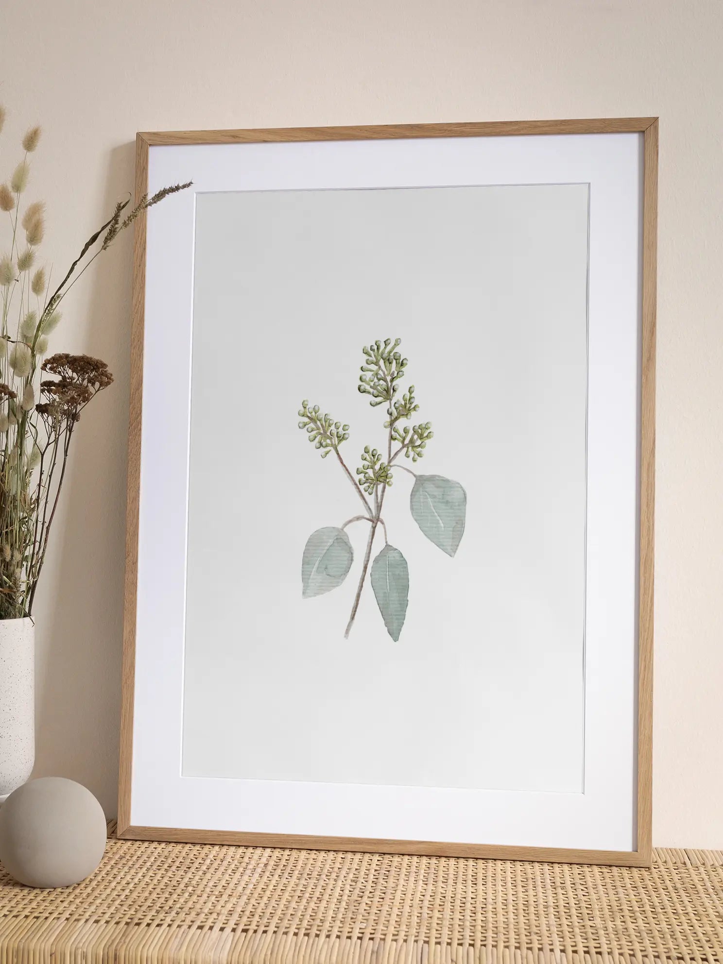 Watercolor Botanical Poster