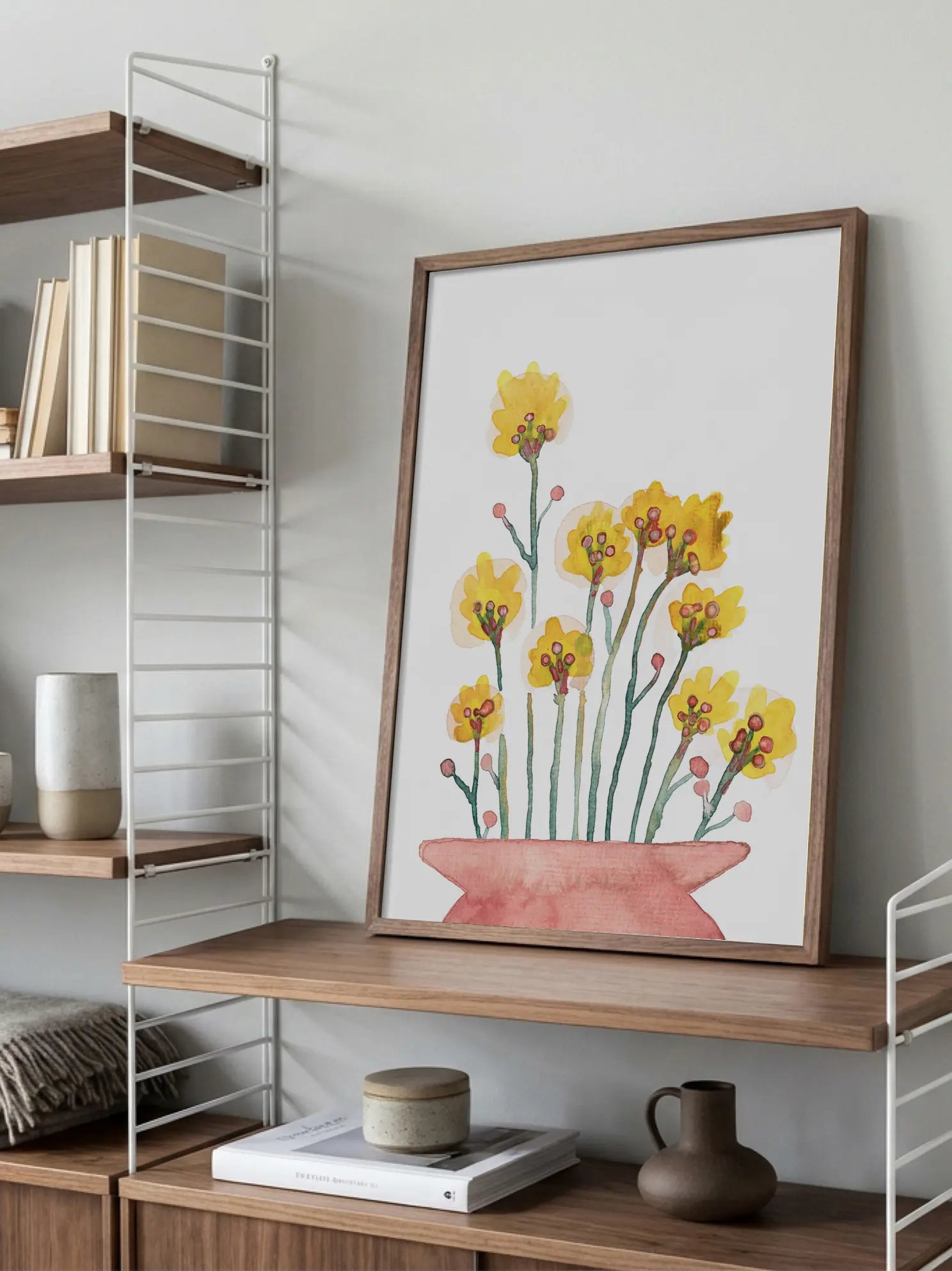 Watercolor Floral Bouquet Poster