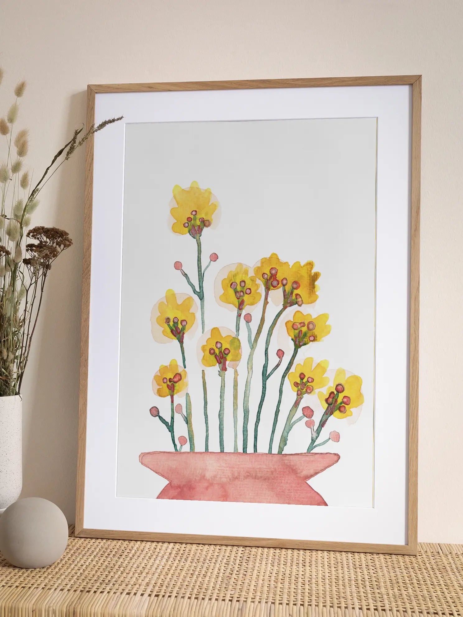 Watercolor Floral Bouquet Poster
