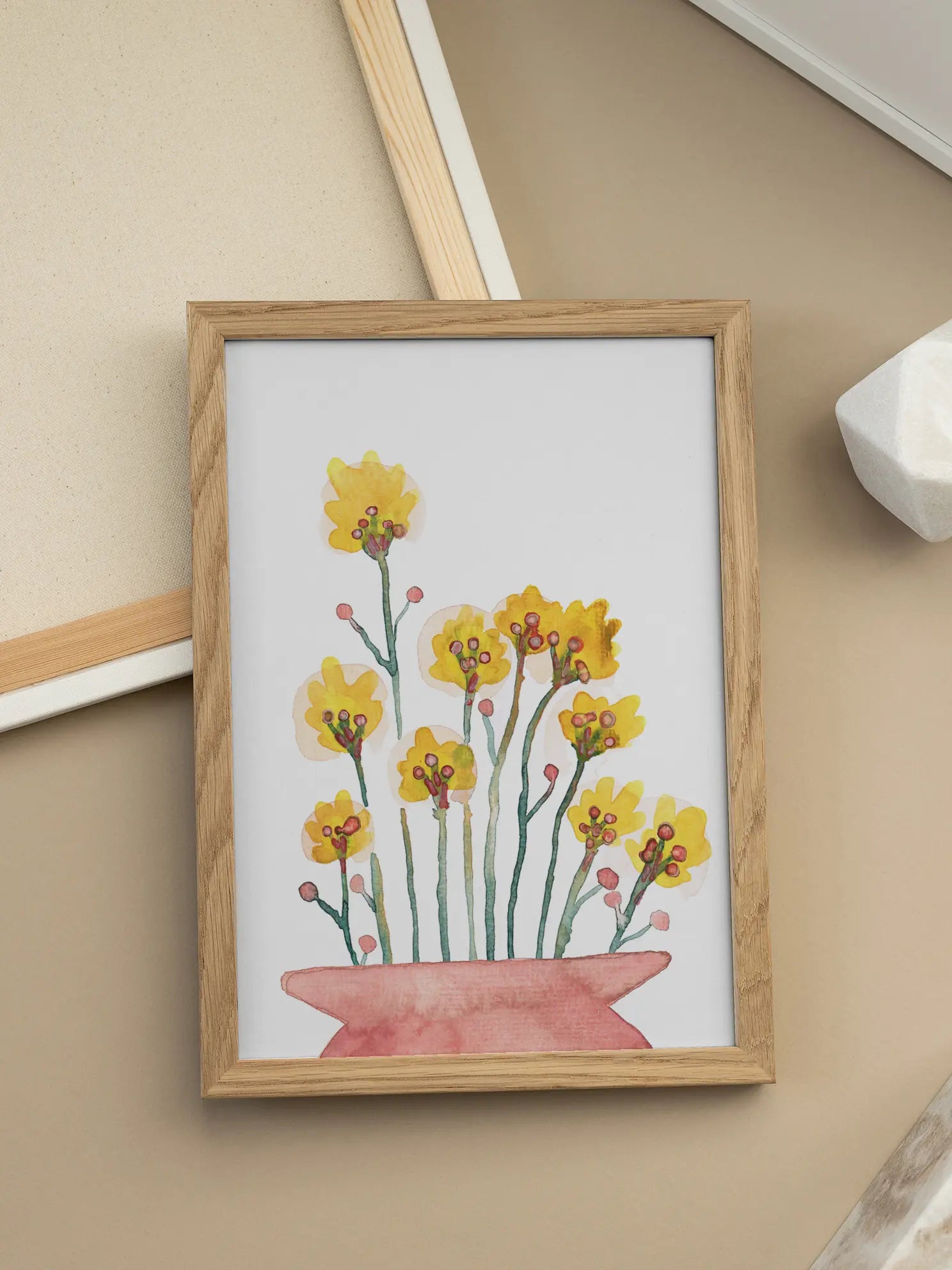 Watercolor Floral Bouquet Poster