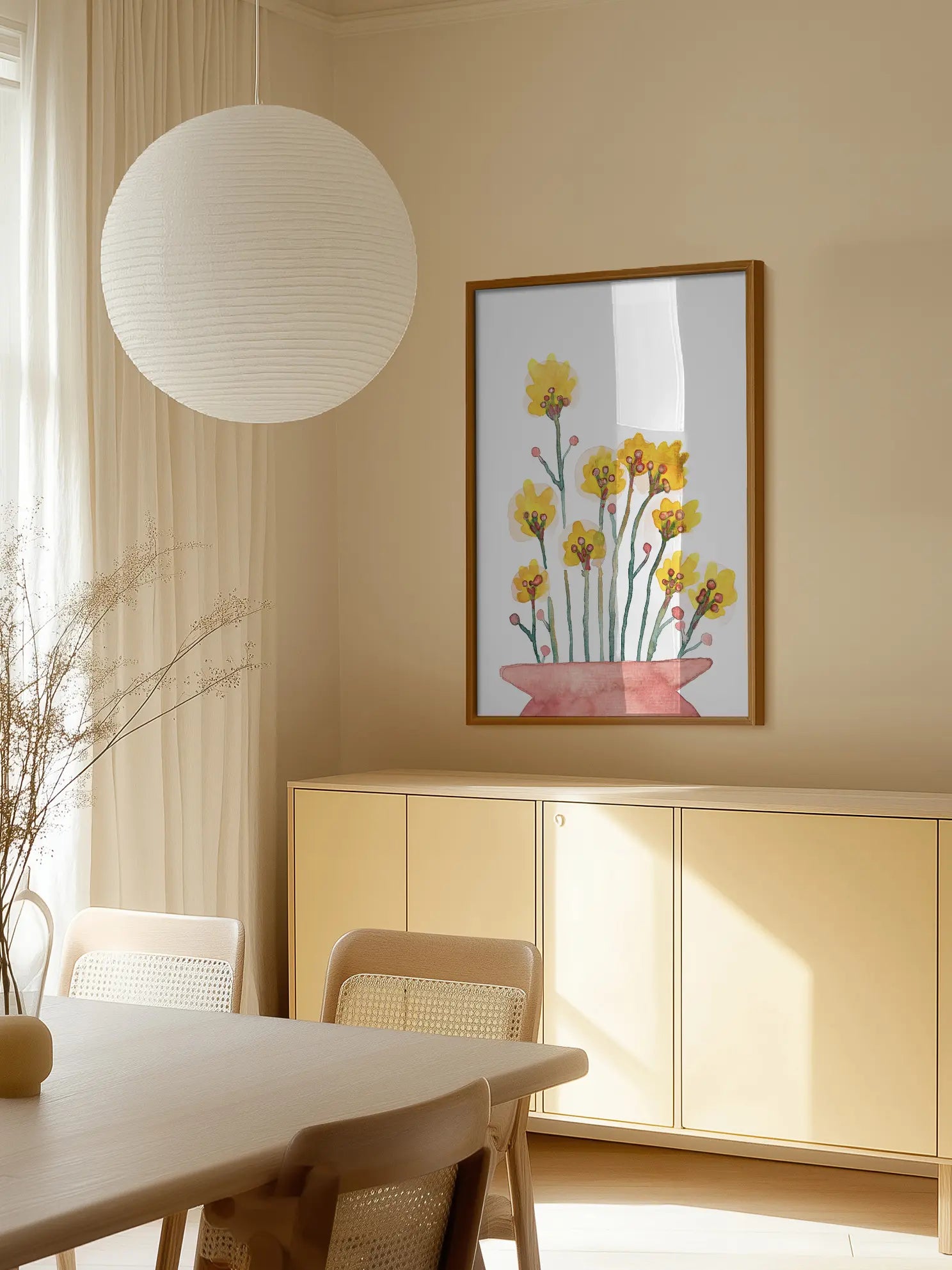 Watercolor Floral Bouquet Poster