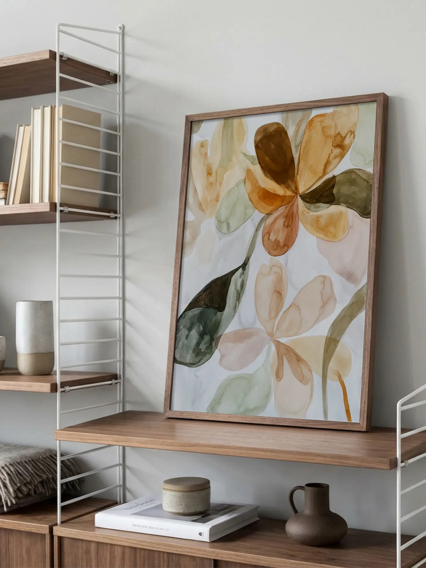 Watercolor Flowers Poster