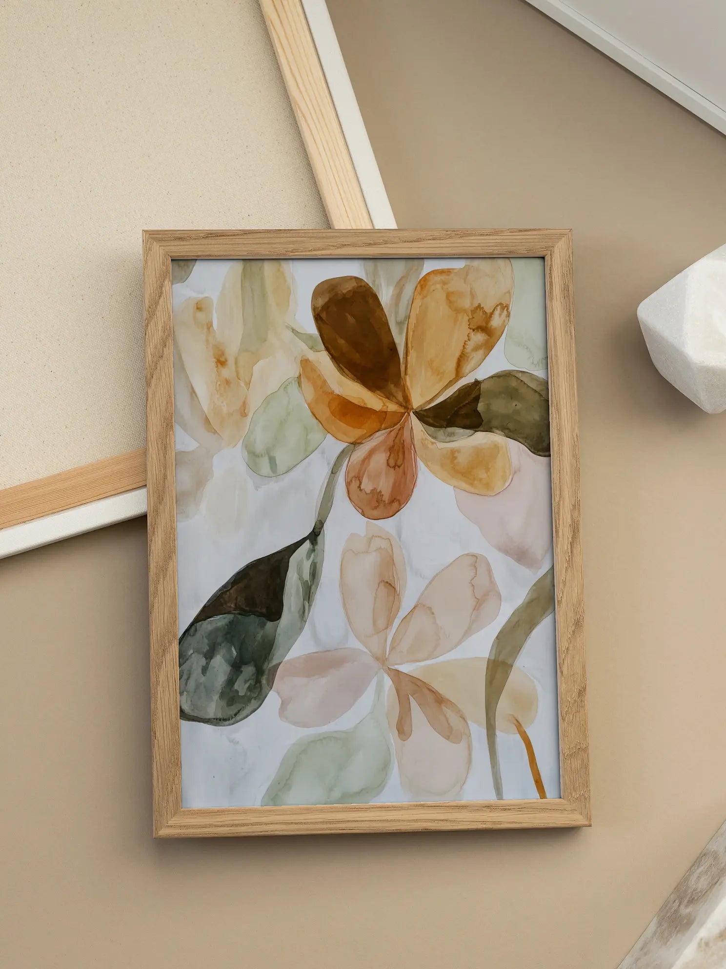 Watercolor Flowers Poster