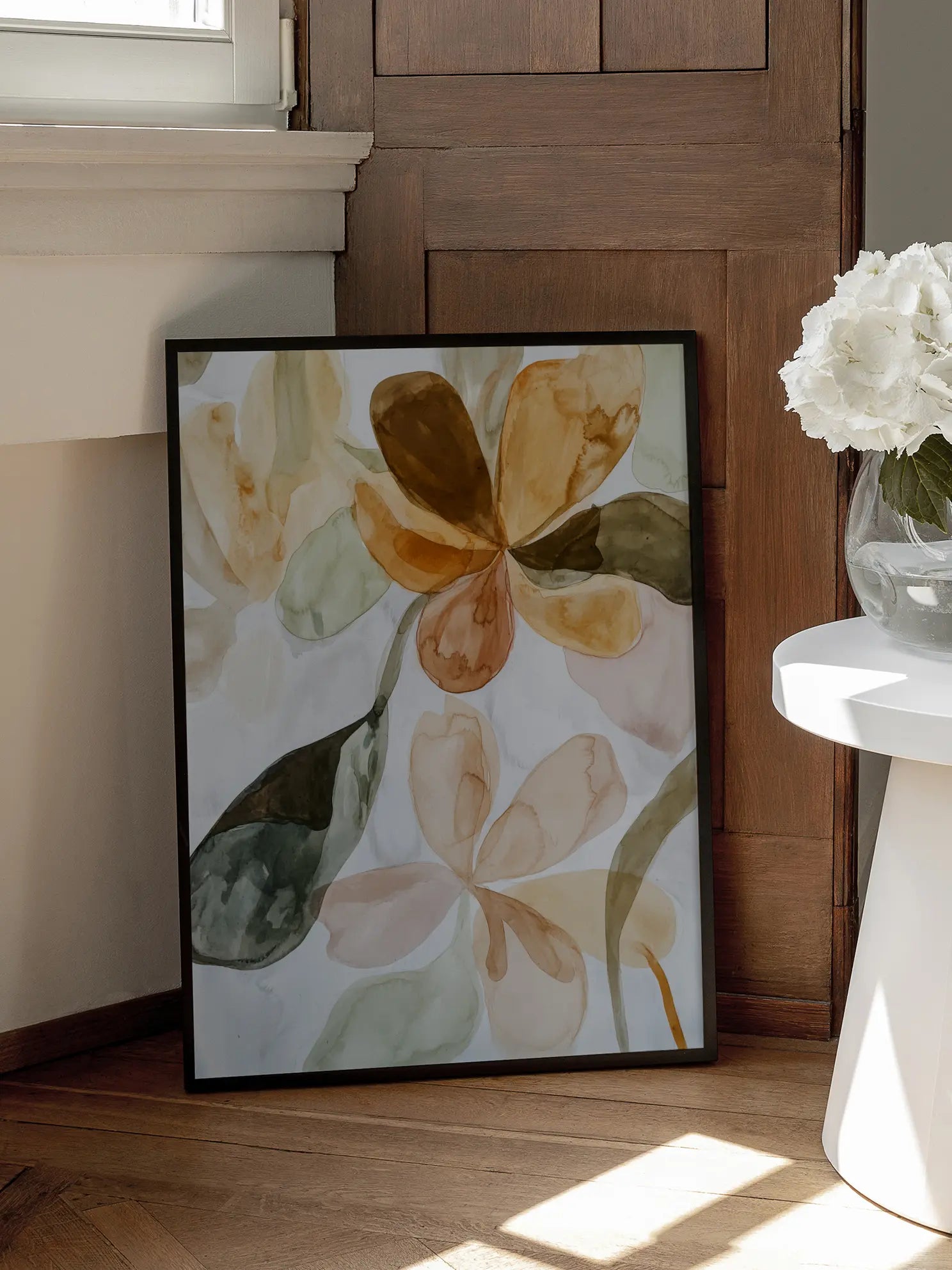 Watercolor Flowers Poster