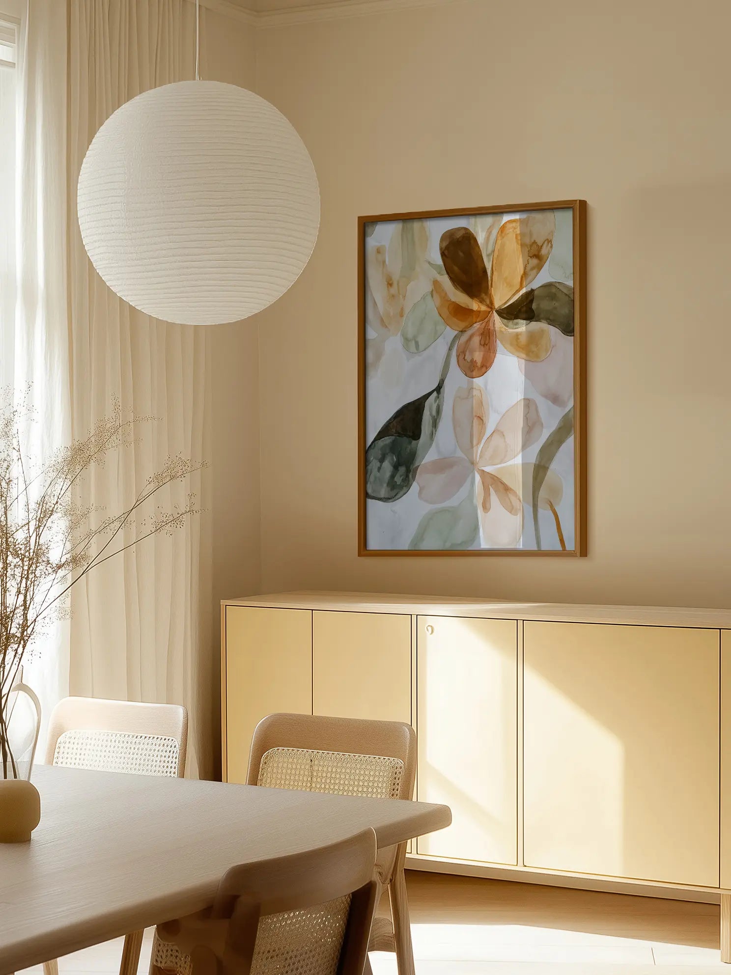 Watercolor Flowers Poster