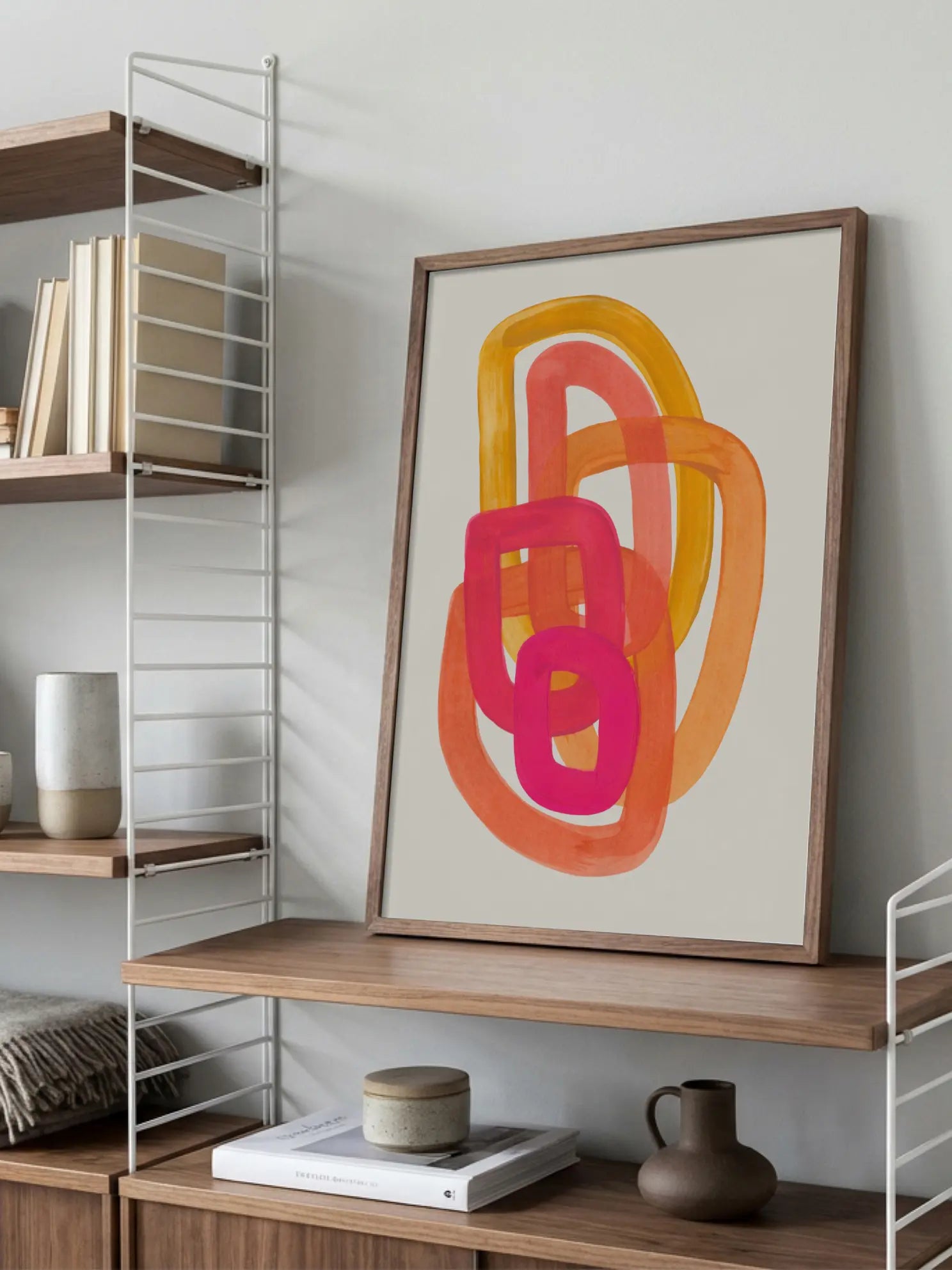 Watercolor Loops Poster
