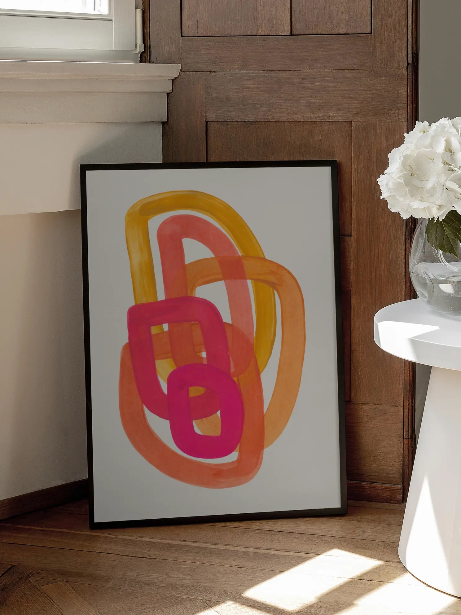 Watercolor Loops Poster