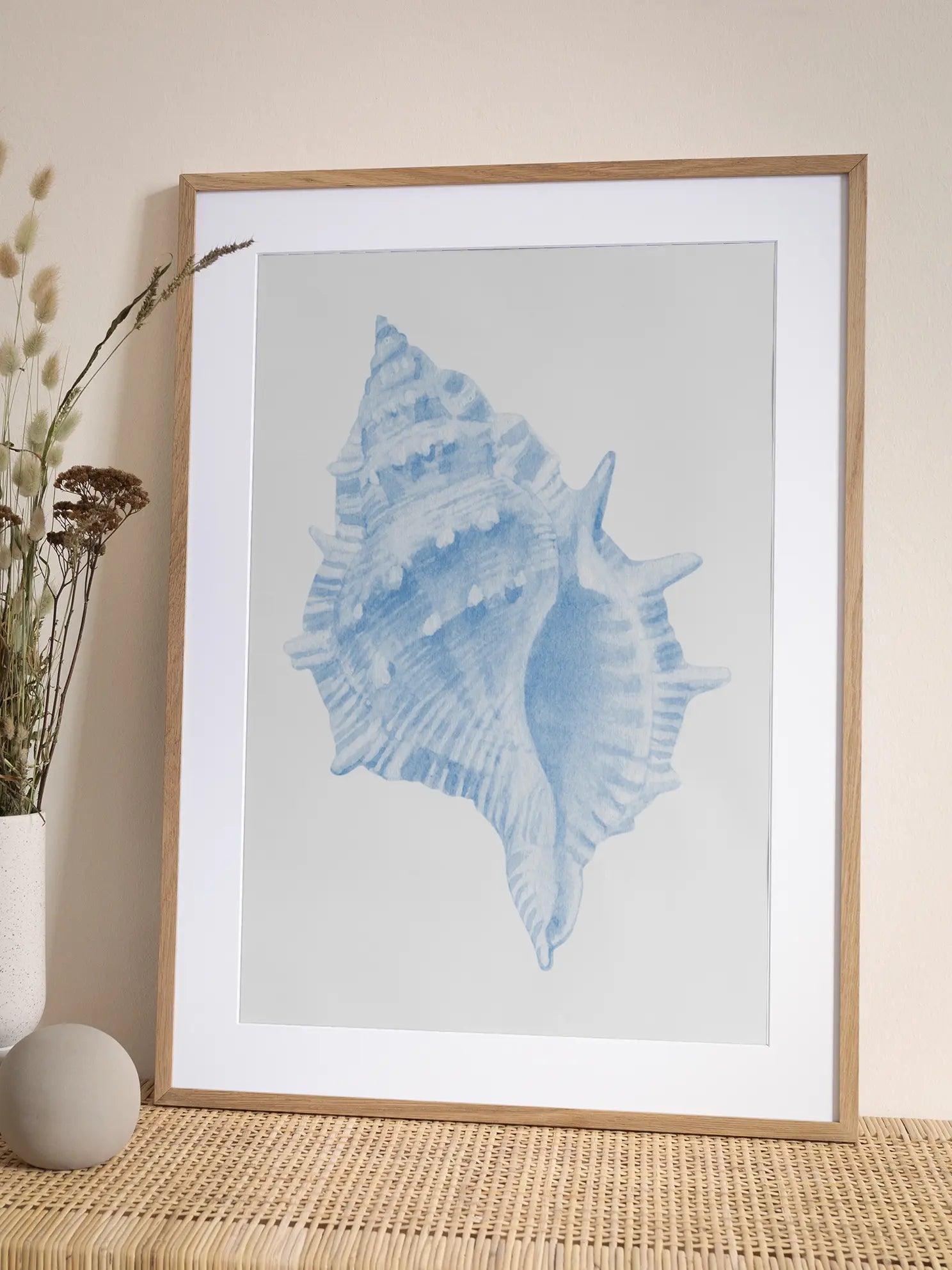 Watercolor Shell Poster