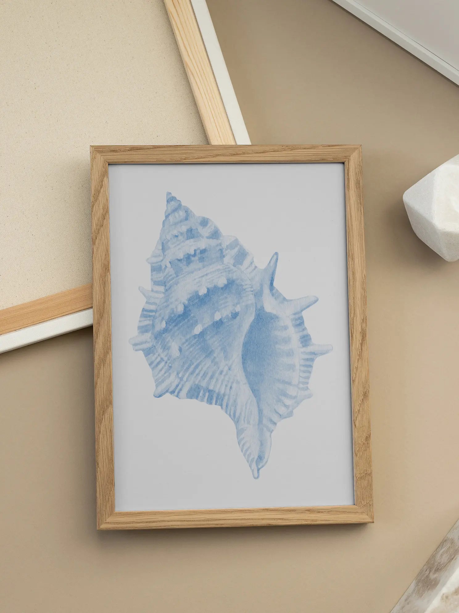 Watercolor Shell Poster