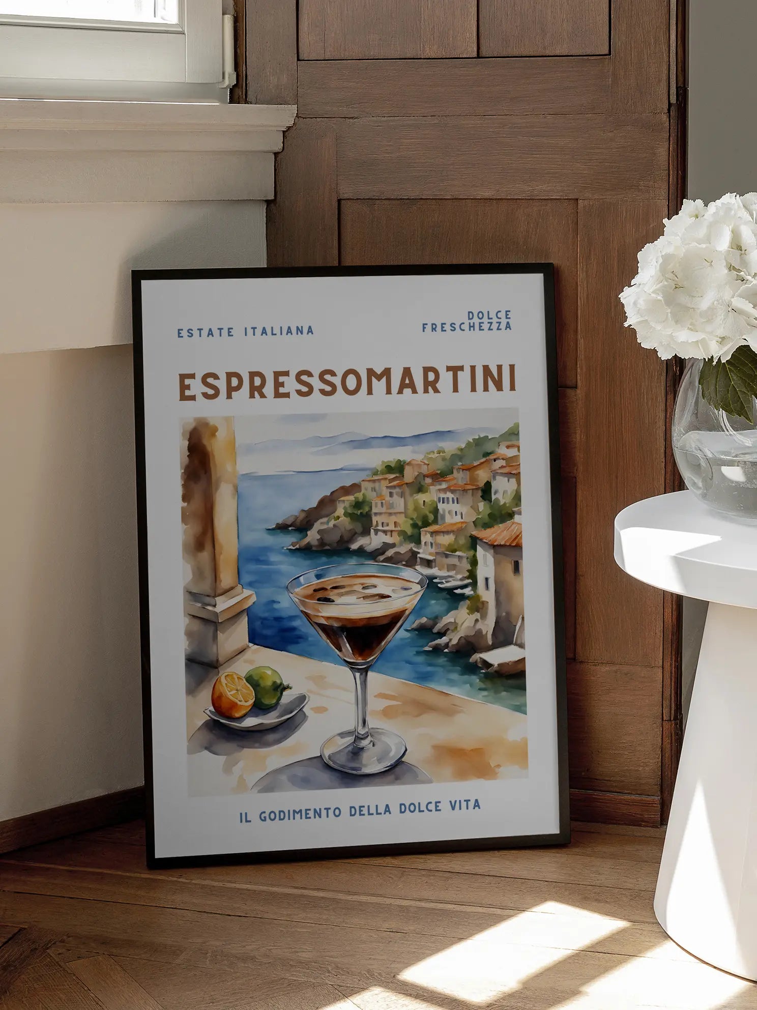 Watercolour Espresso Martini Poster