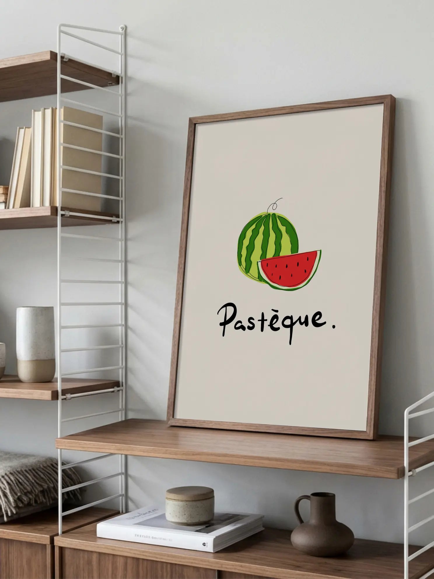 Watermelon Outline Poster