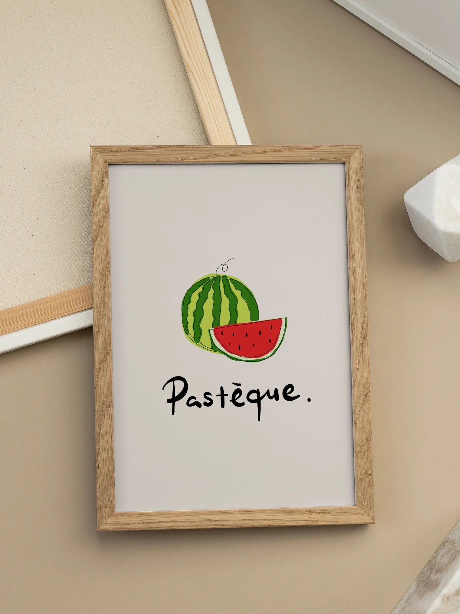 Watermelon Outline Poster