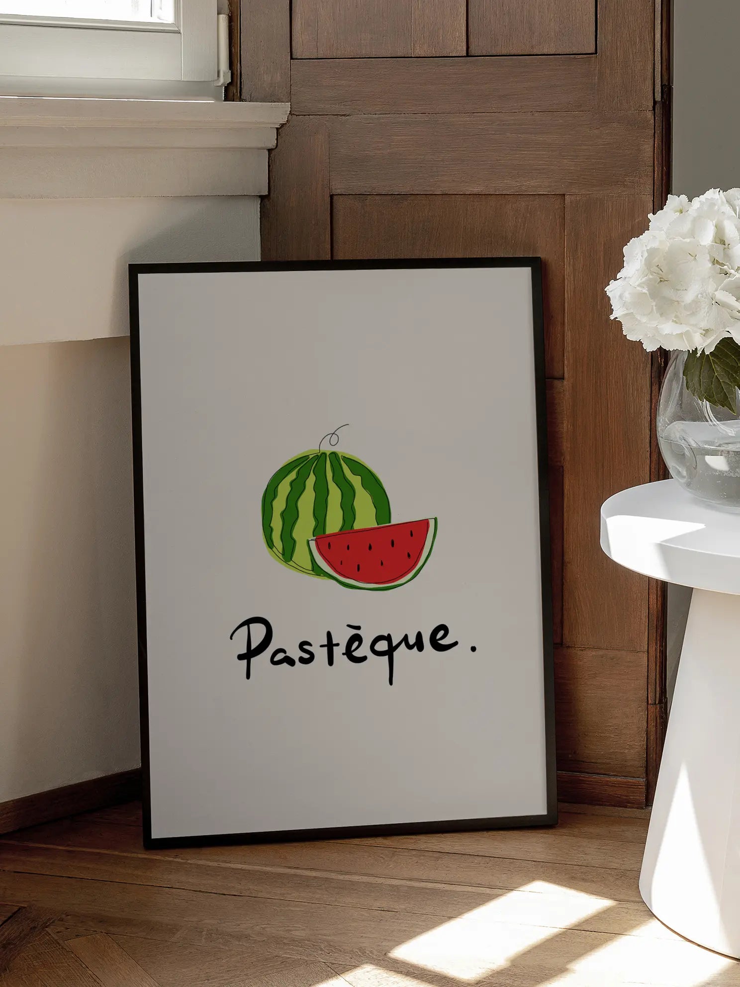 Watermelon Outline Poster