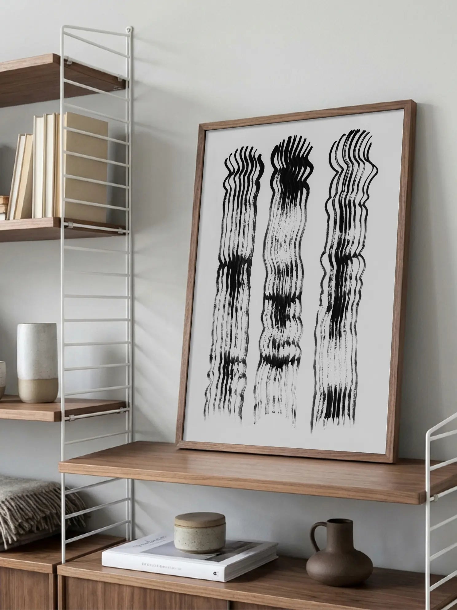 Wavy Lines Poster
