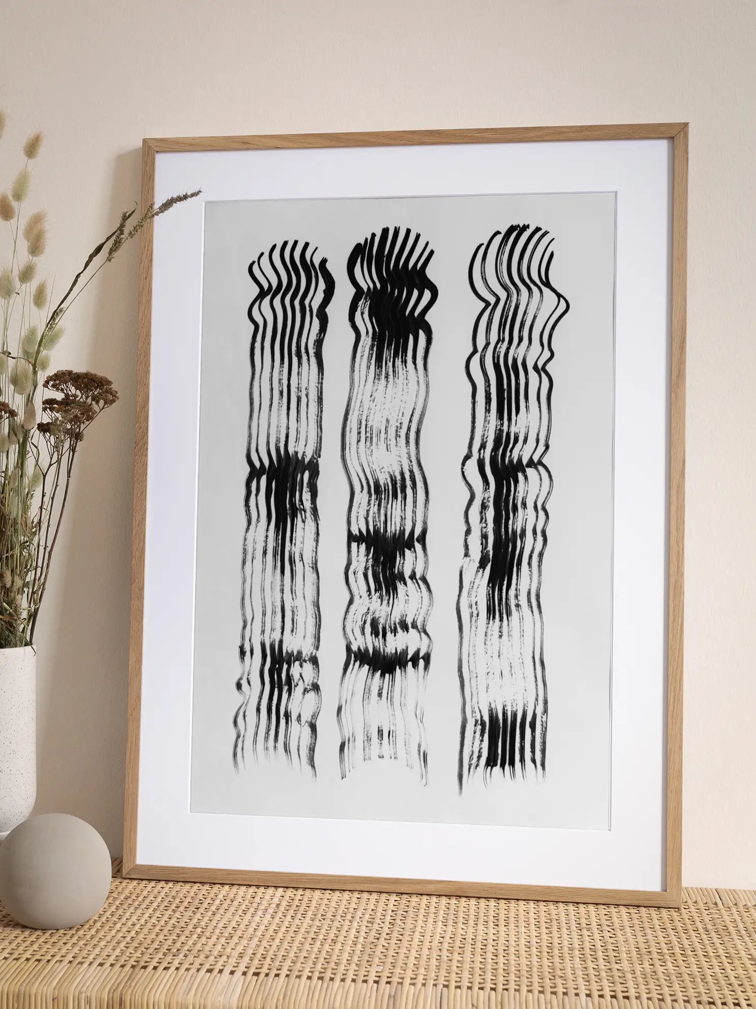Wavy Lines Poster