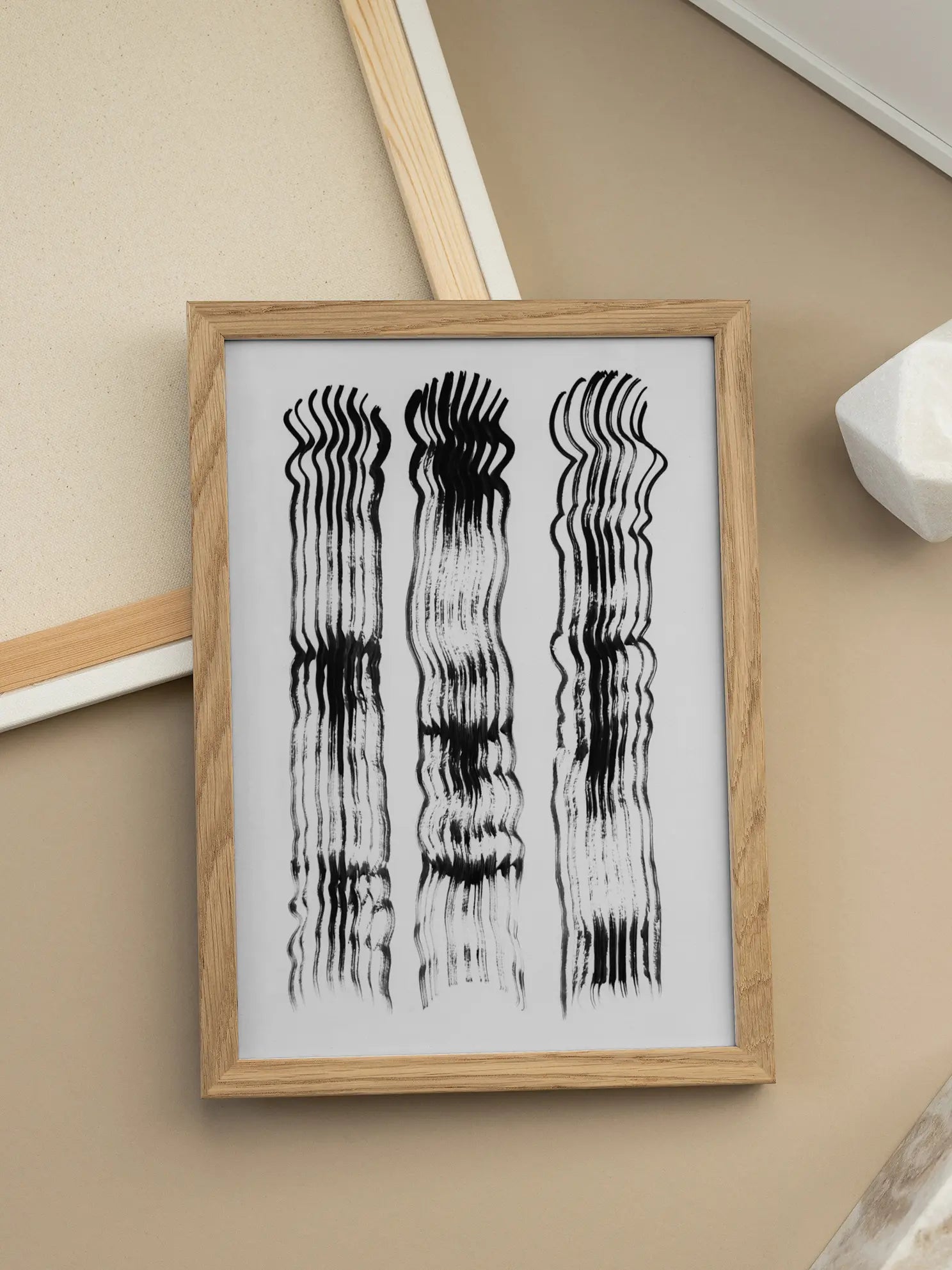 Wavy Lines Poster