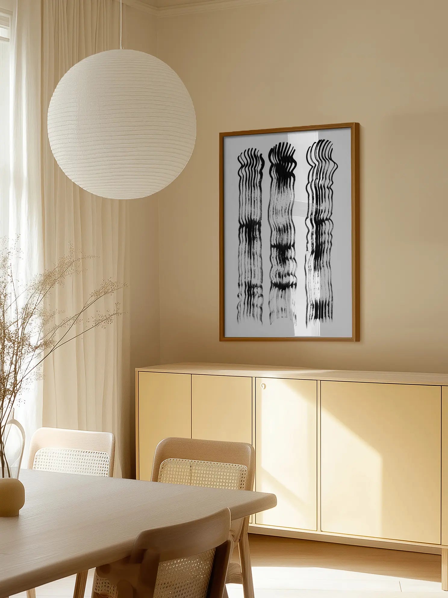 Wavy Lines Poster
