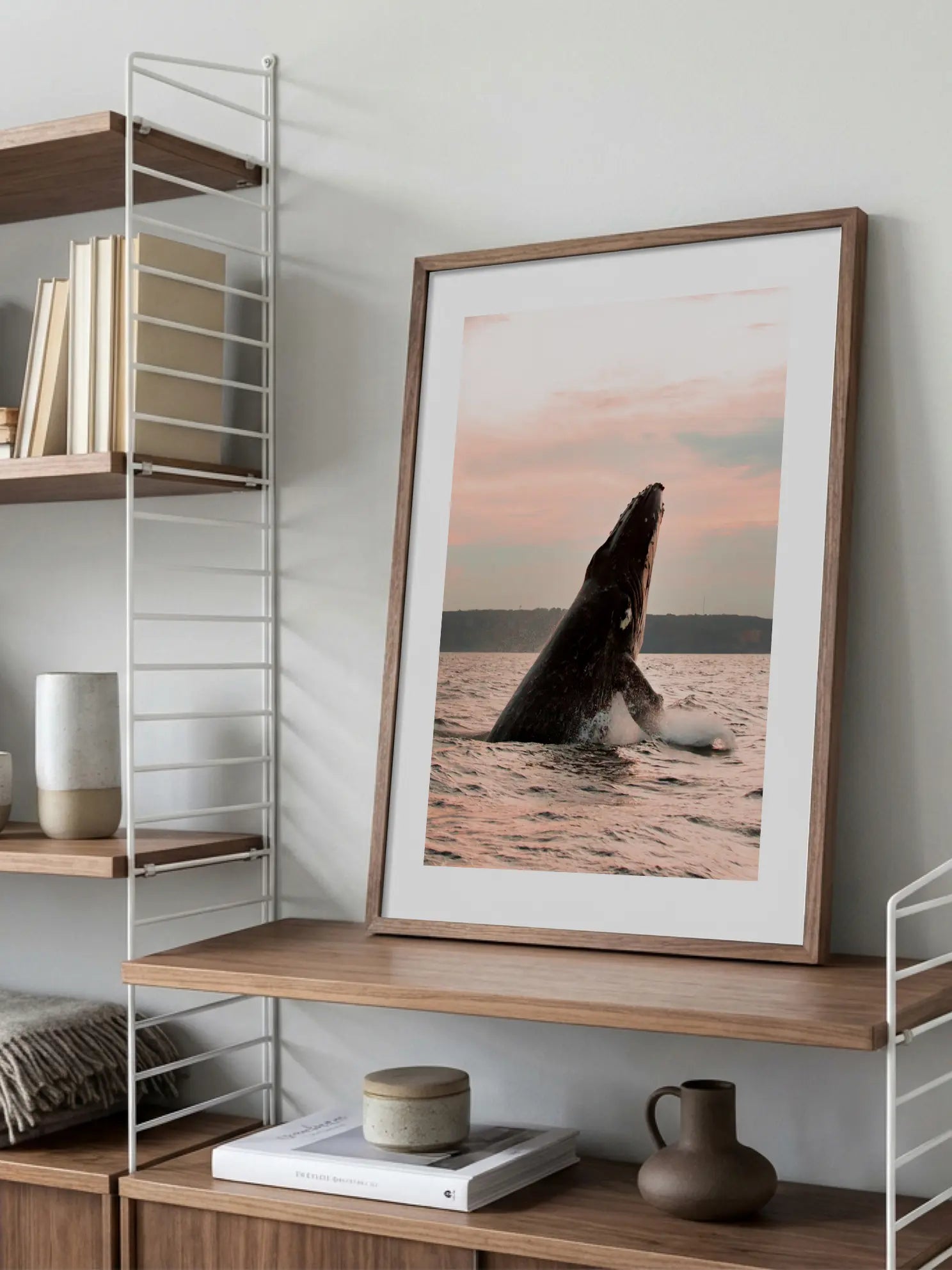 Whale Breach Poster