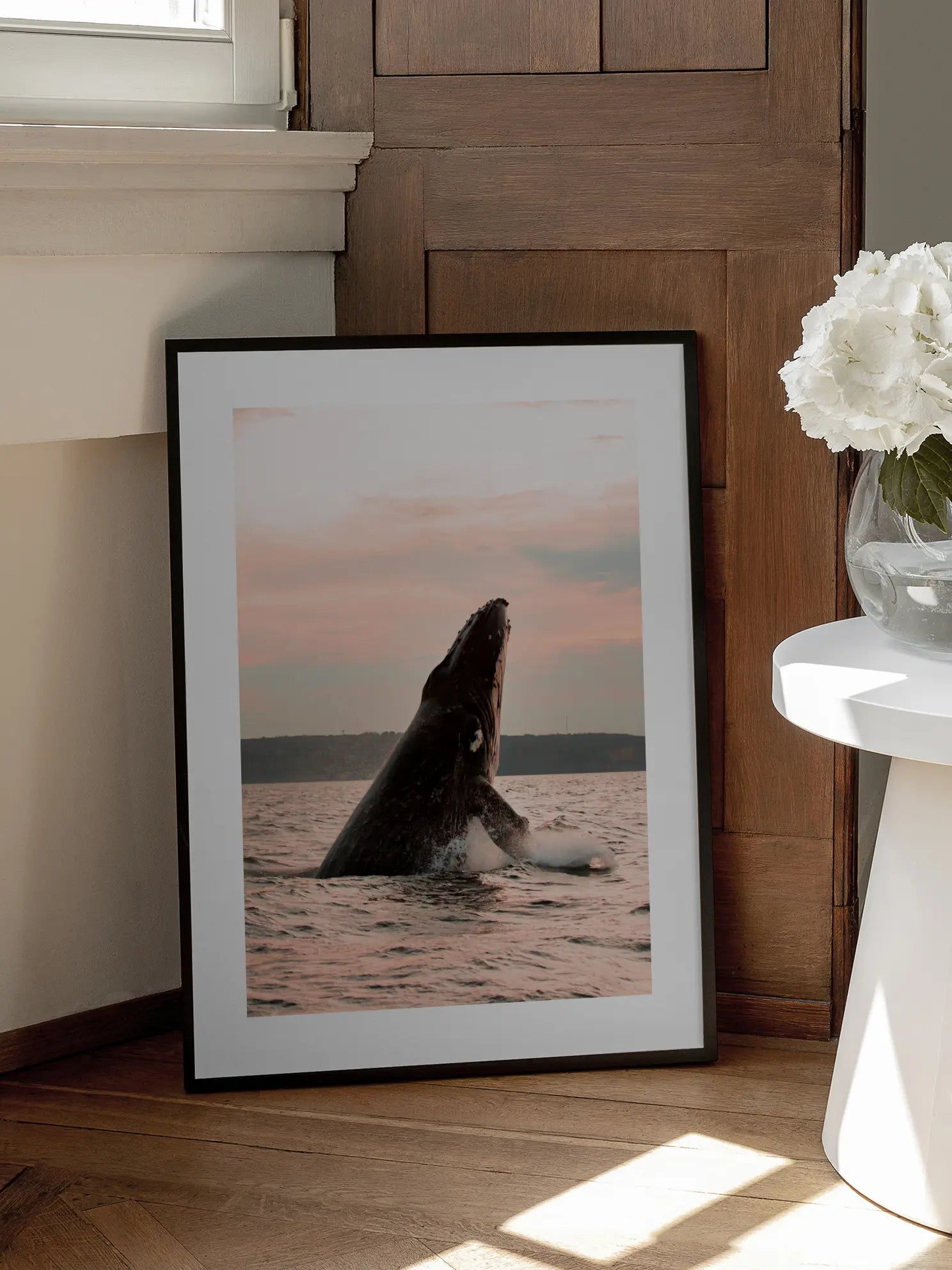 Whale Breach Poster