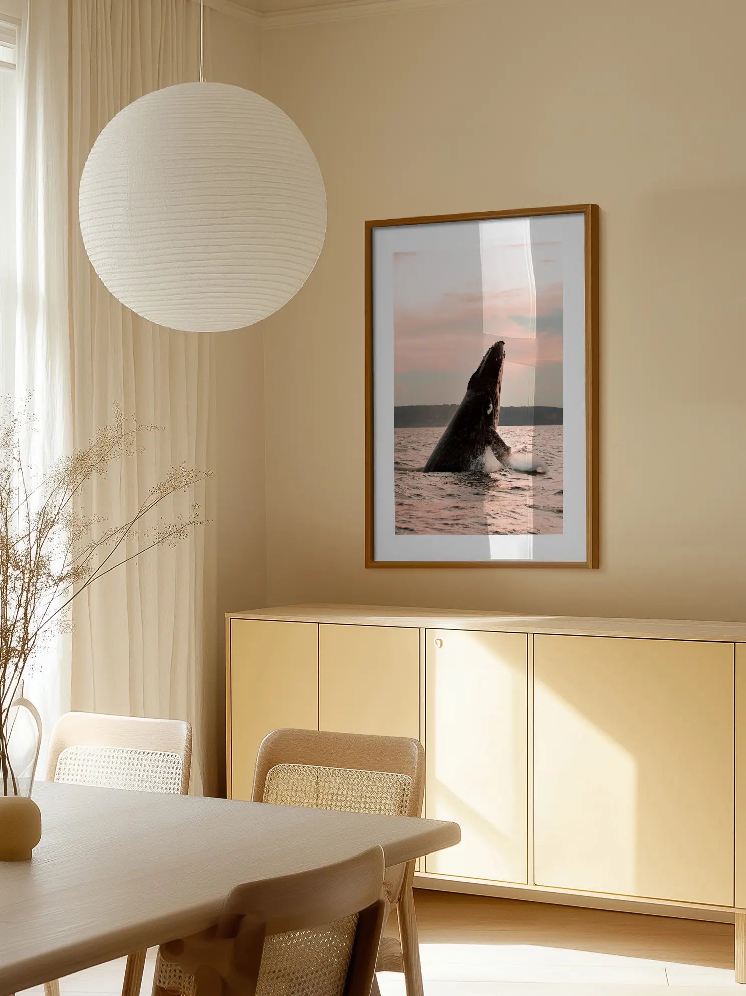 Whale Breach Poster