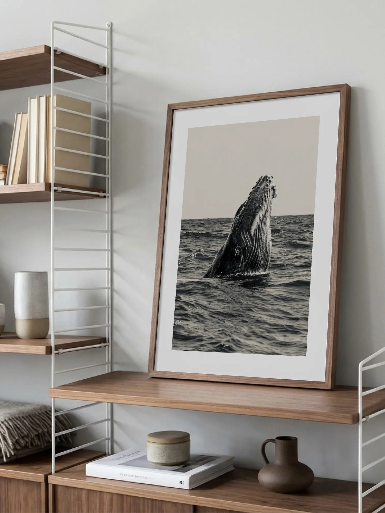 Whale in the Sea Poster