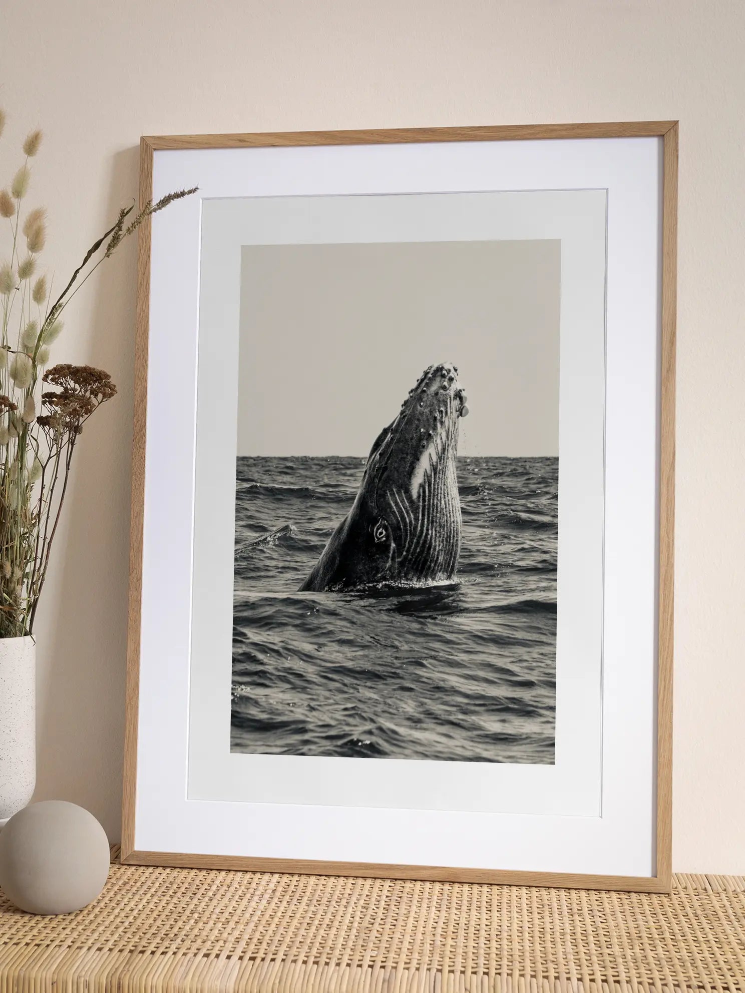 Whale in the Sea Poster