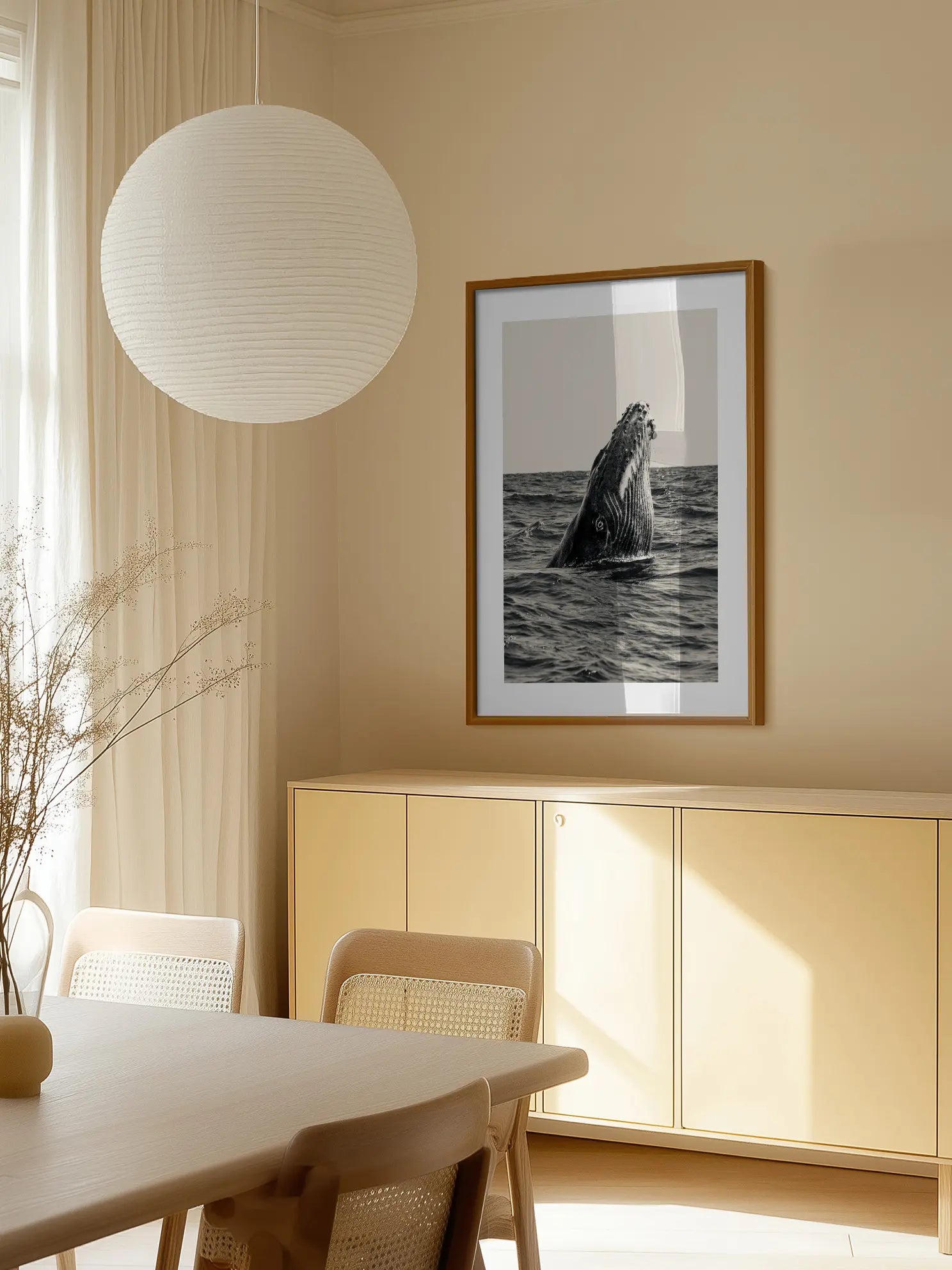 Whale in the Sea Poster