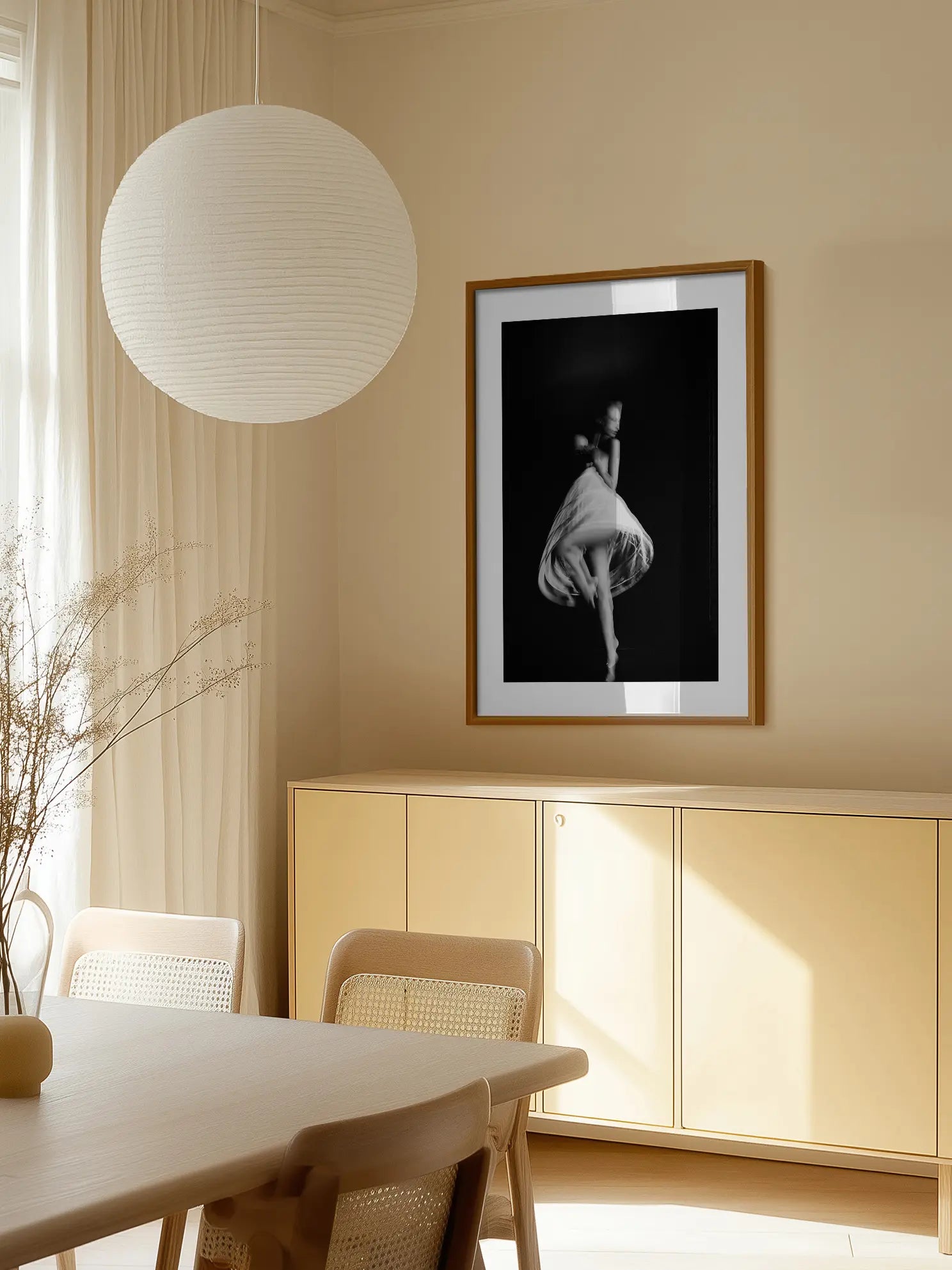 Whirlwind Elegance Poster