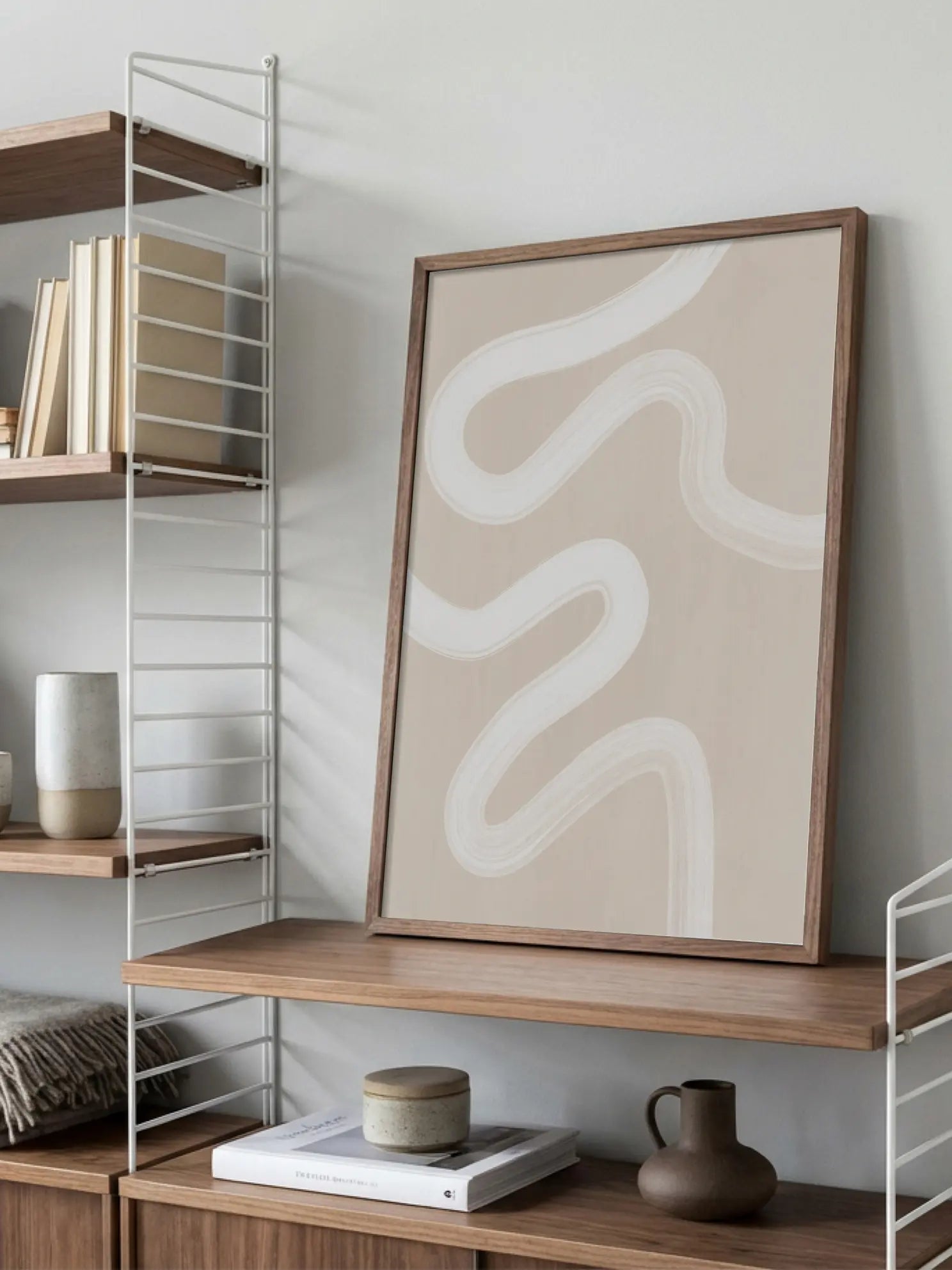 White Brush No1 Poster