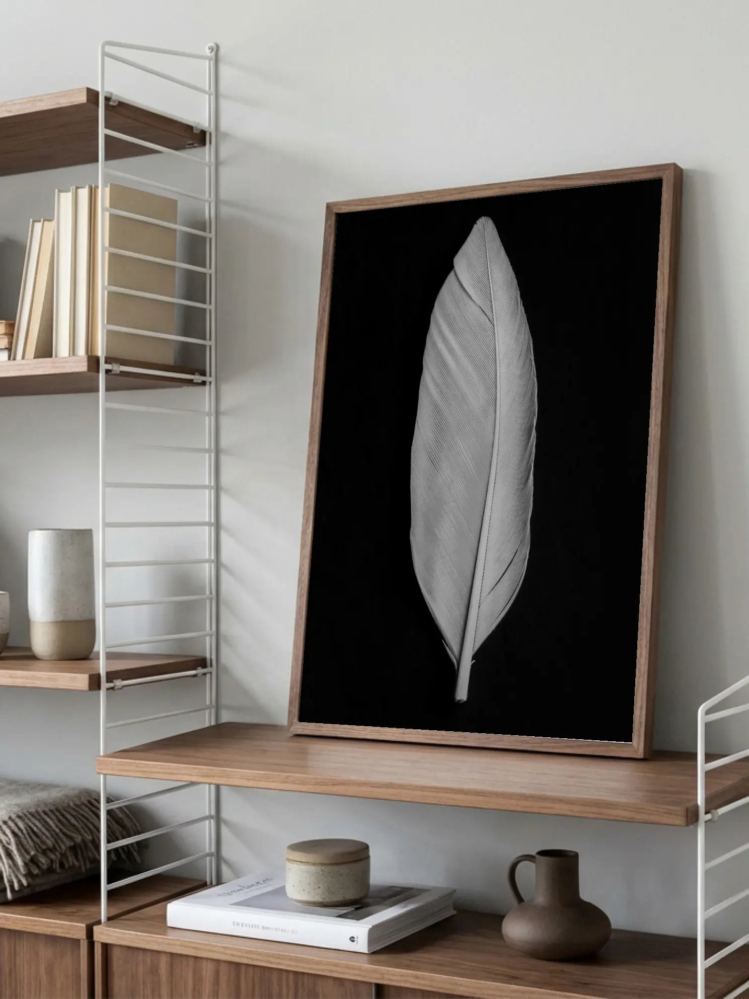 White Feather Poster