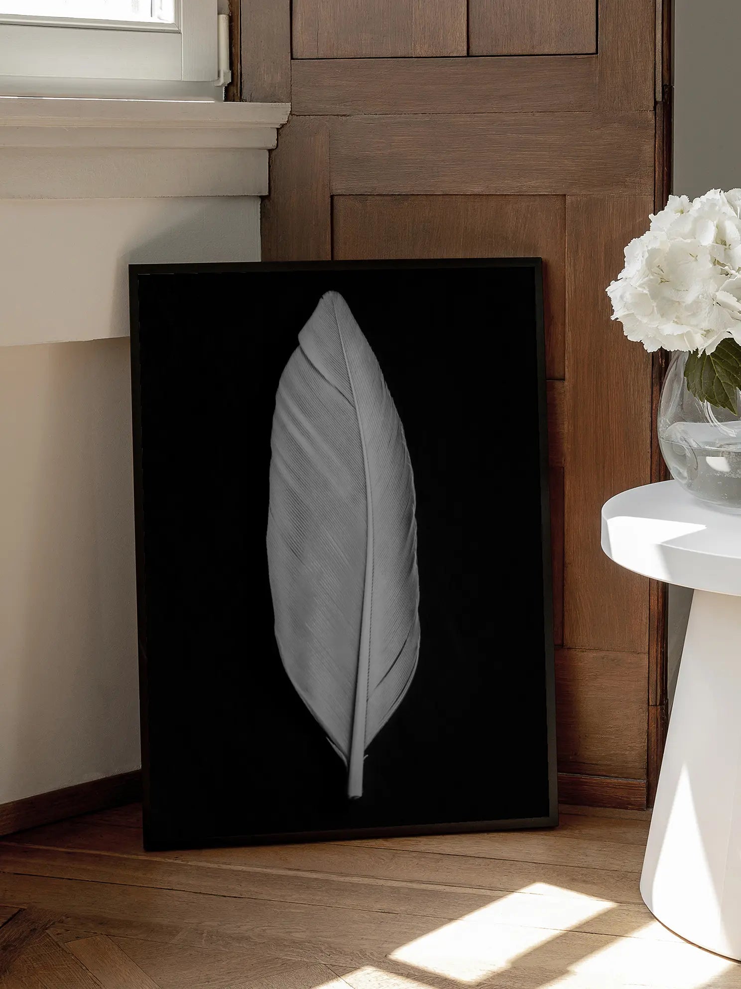 White Feather Poster