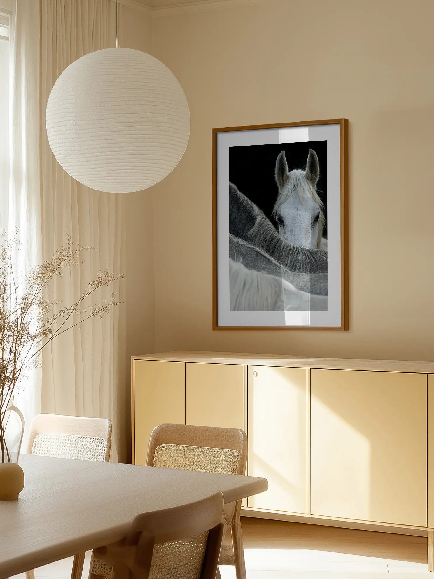 White Horse Poster