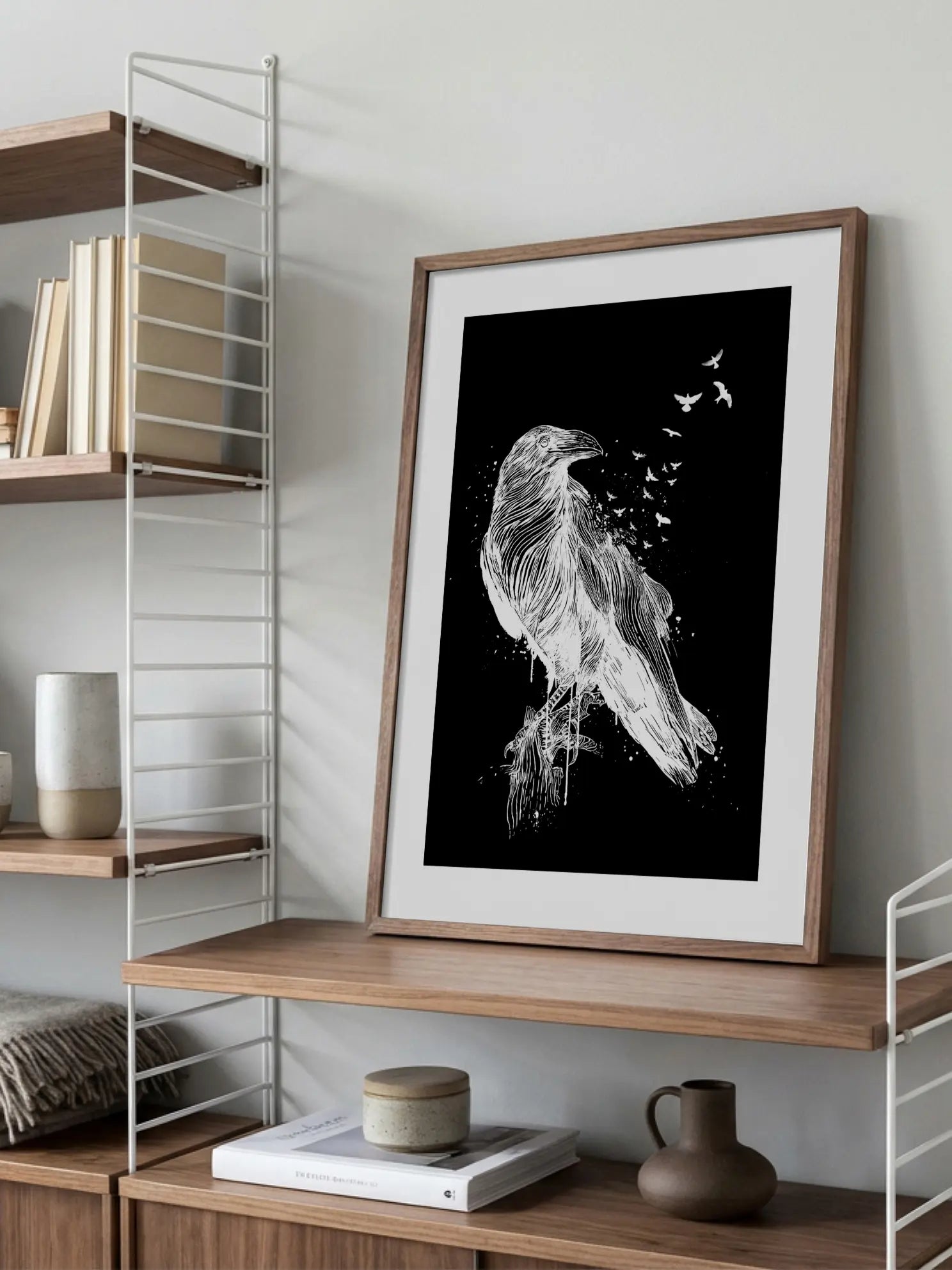 White Raven Poster